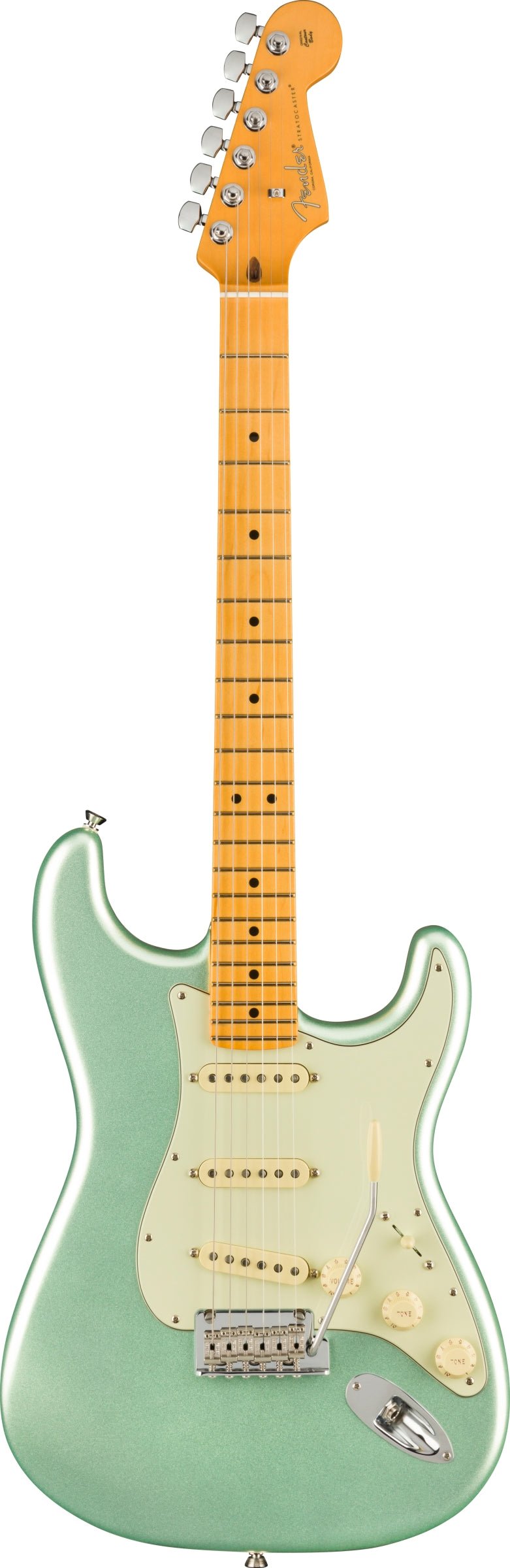 USED MINT | Fender American Professional II Stratocaster, Maple FB, Mystic Surf Green