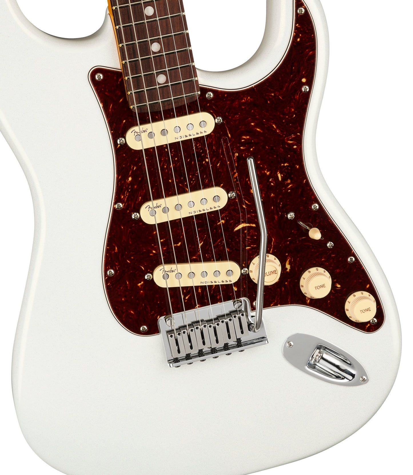 USED MINT | Fender American Ultra Stratocaster, RW FB, Arctic Pearl