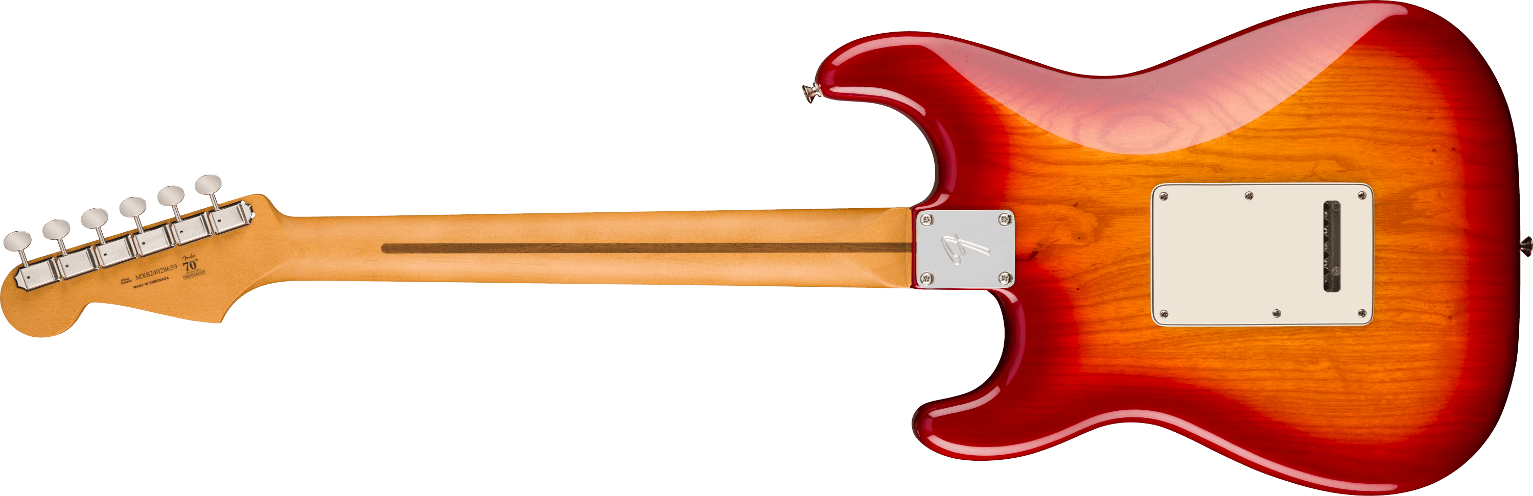 Fender Player II Stratocaster, Chambered Ash in Aged Cherry Burst