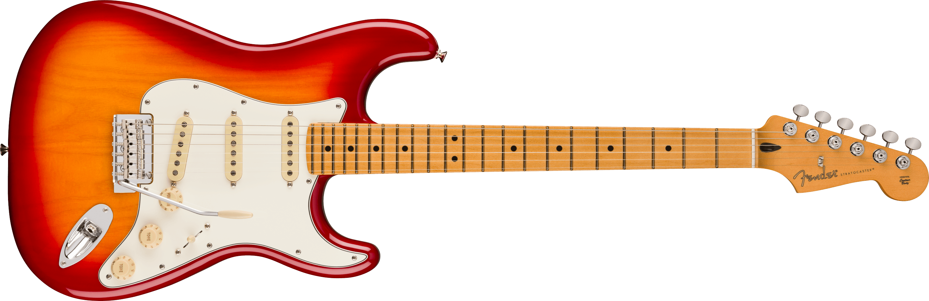 Fender Player II Stratocaster, Chambered Ash in Aged Cherry Burst