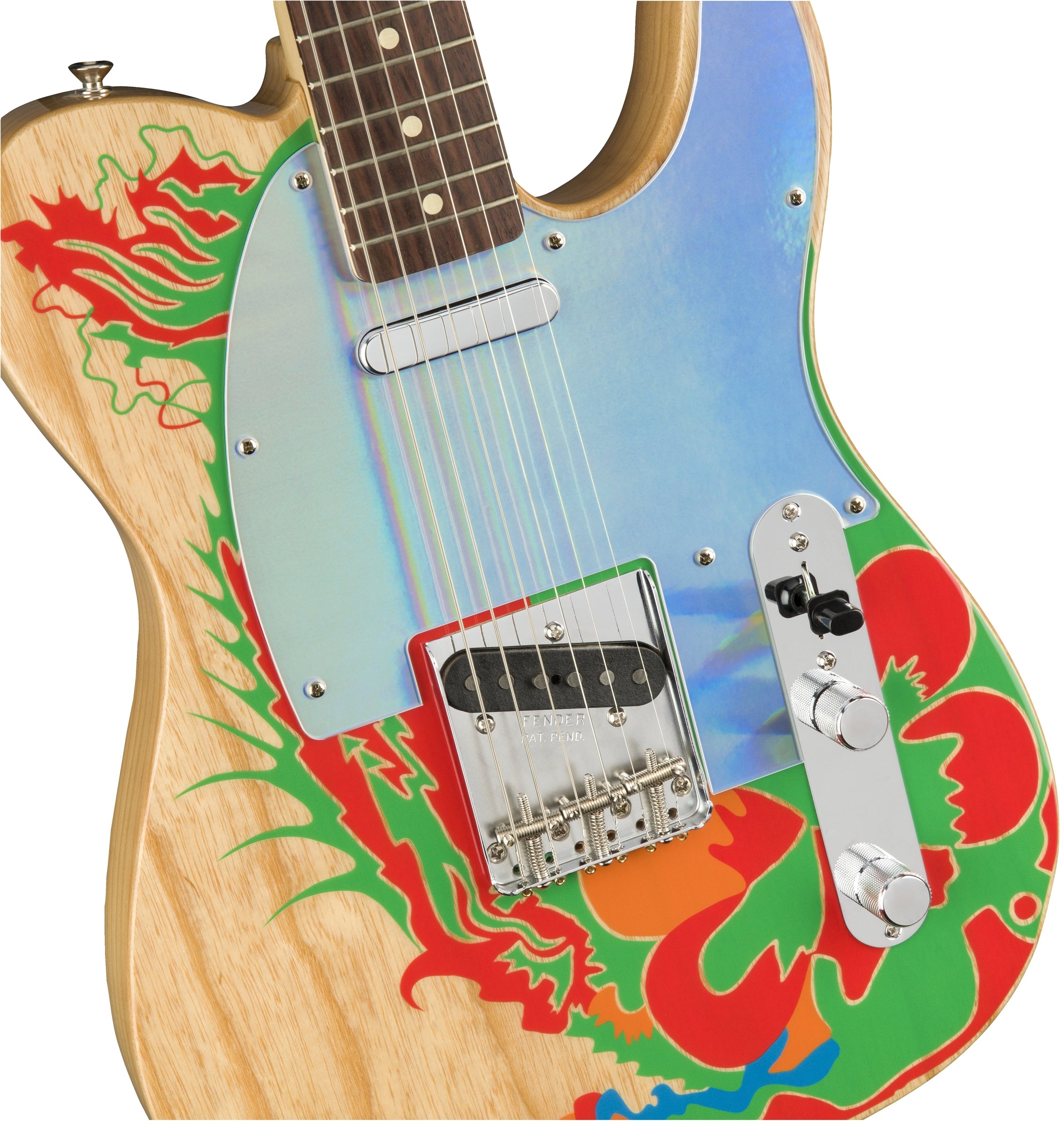 Fender Jimmy Page Telecaster, RW FB, Dragon Artwork