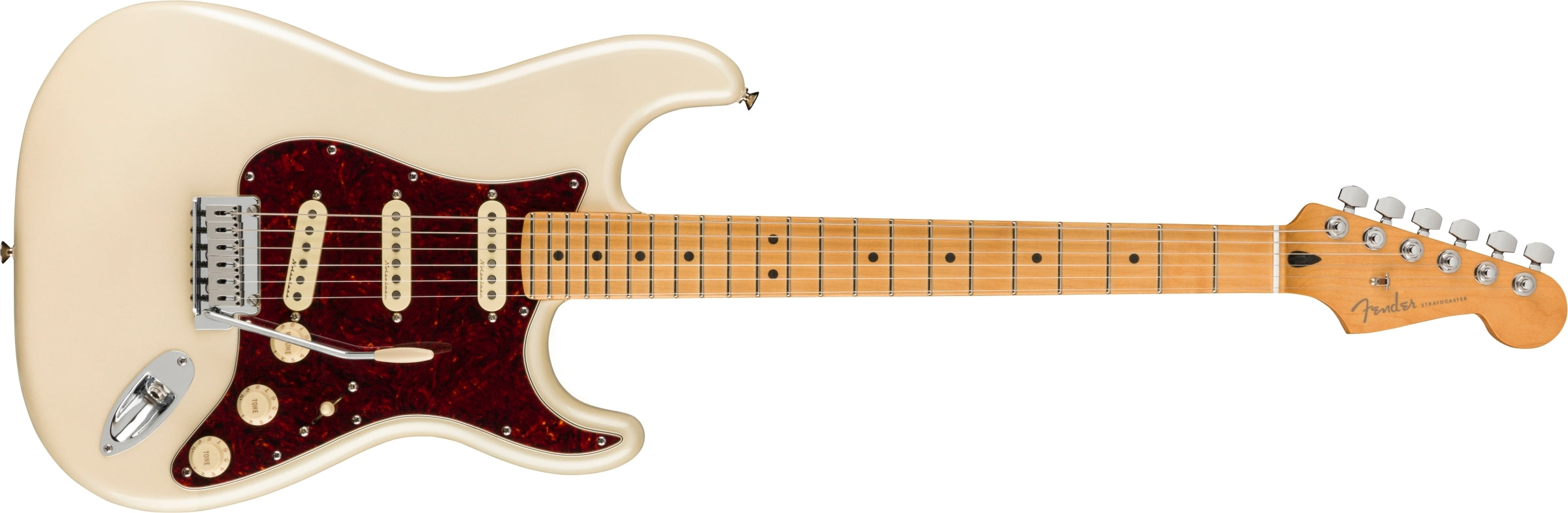 USED MINT | Fender Player Plus Stratocaster, Maple FB, Olympic Pearl