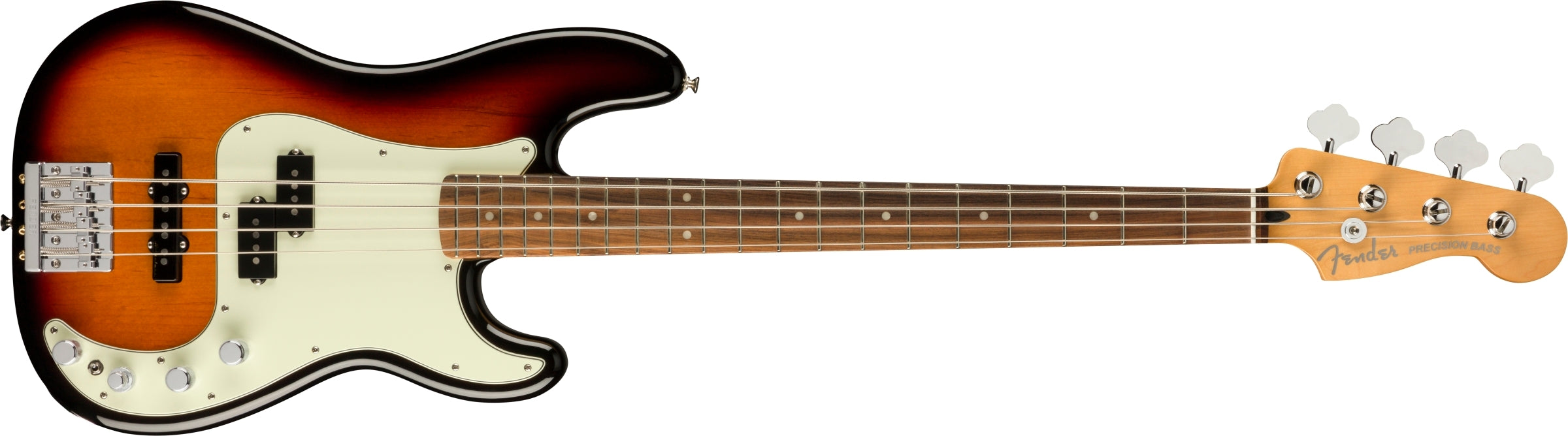 USED MINT | Fender Player Plus Precision Bass, Pau Ferro FB, 3-Color Sunburst