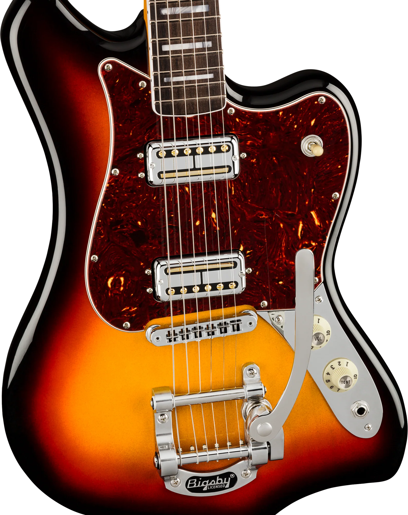 USED MINT | Fender Parallel Universe II Maverick Dorado, Ebony FB, Ultra Burst