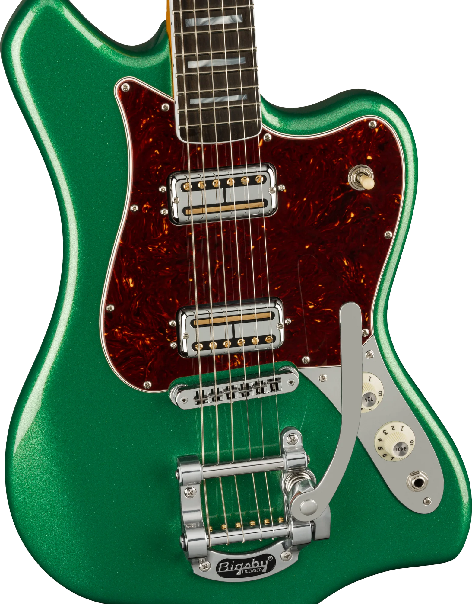 USED MINT | Fender Parallel Universe II Maverick Dorado, Ebony FB, Mystic Pine