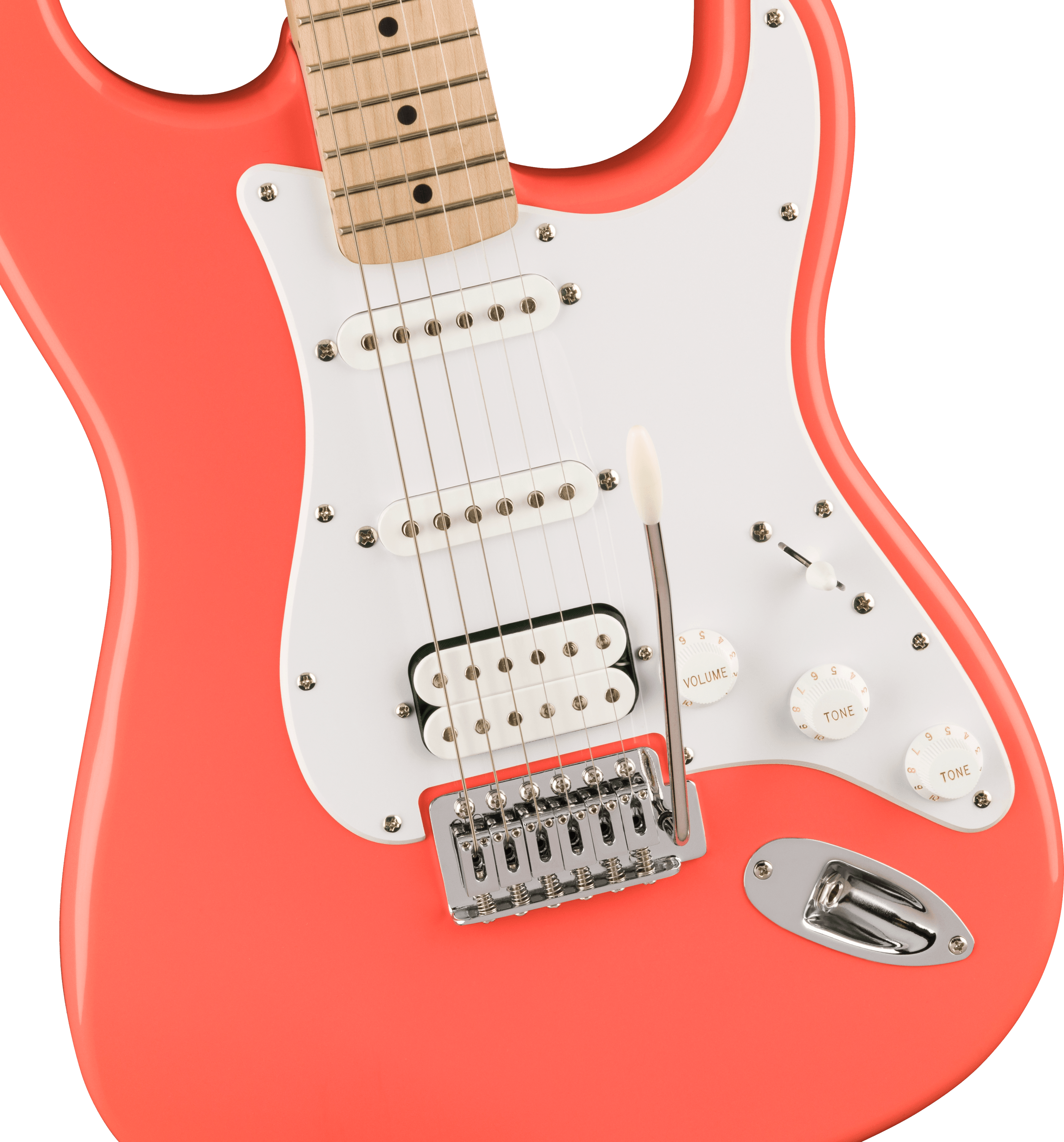 Squier Sonic Stratocaster in Tahitian Coral