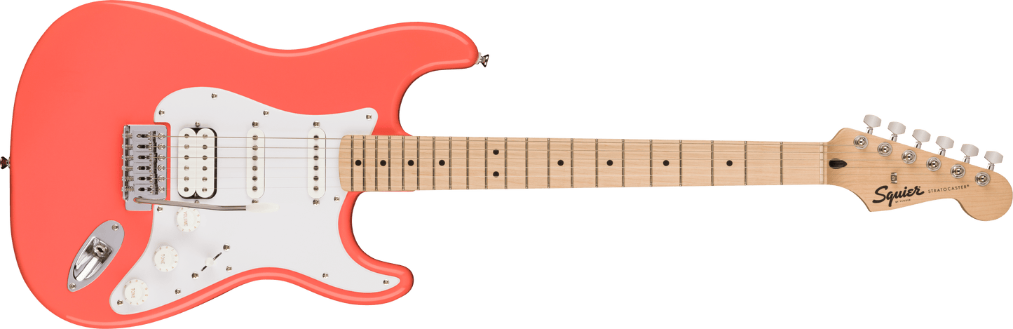 Squier Sonic Stratocaster in Tahitian Coral