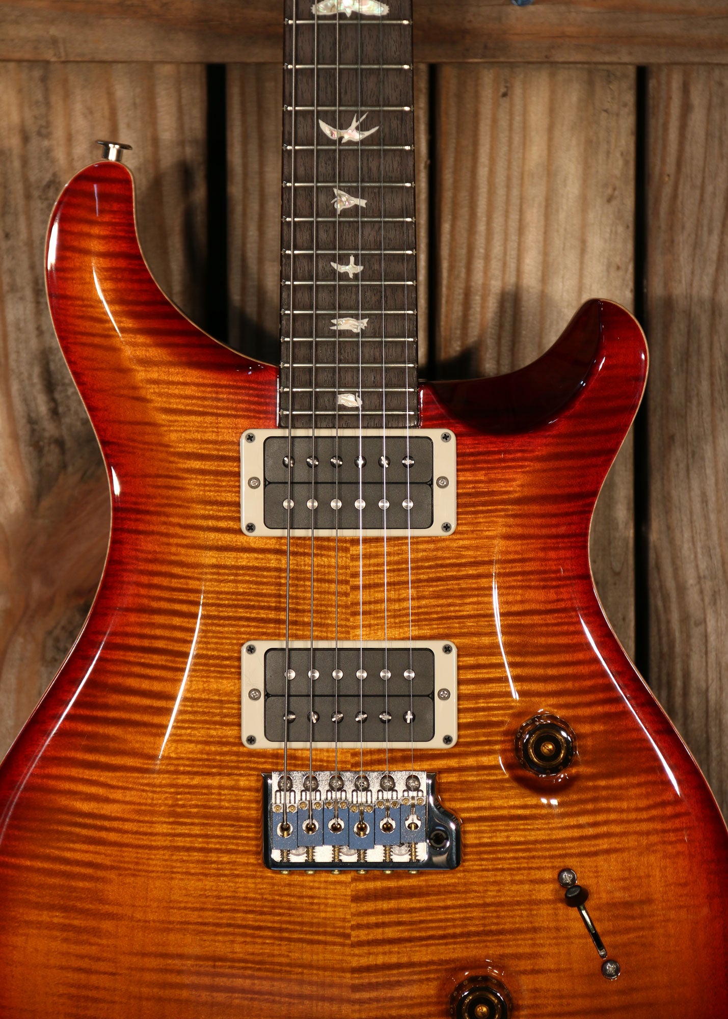 (NOS 2024) Paul Reed Smith Custom 24, Non 10 Top, Dark Cherry Burst