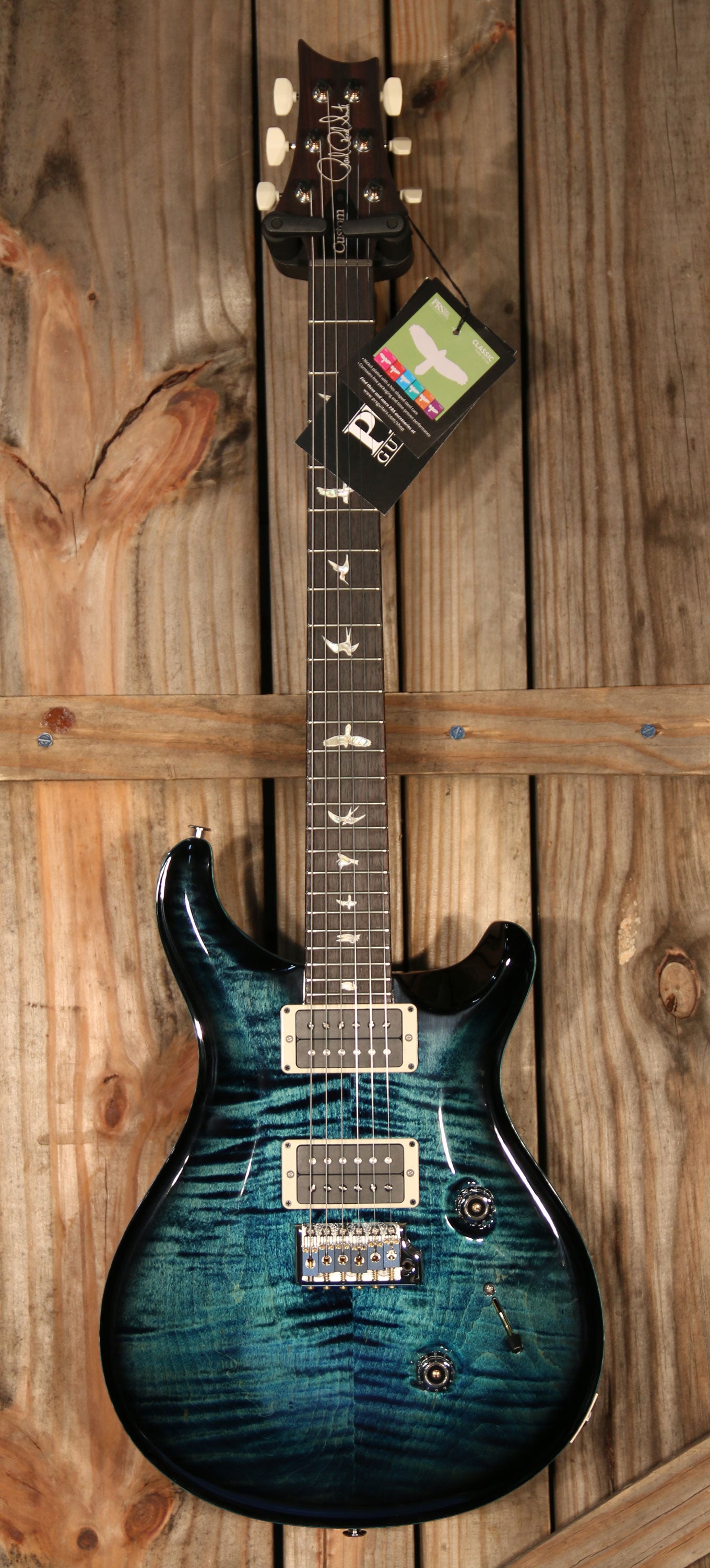 Paul Reed Smith Custom 24, Non 10 Top, Cobalt Smokeburst