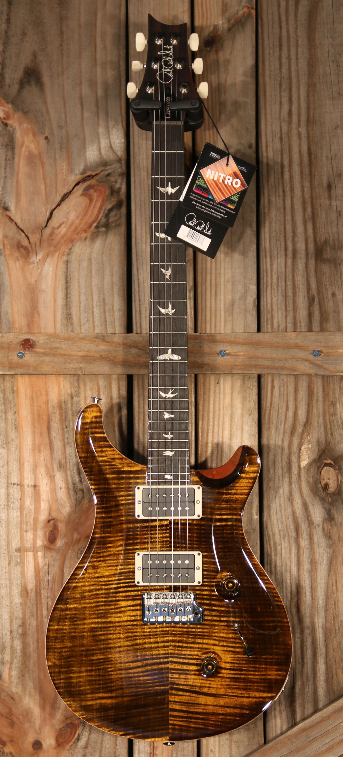 Paul Reed Smith Custom 24, Non 10 Top, Yellow Tiger