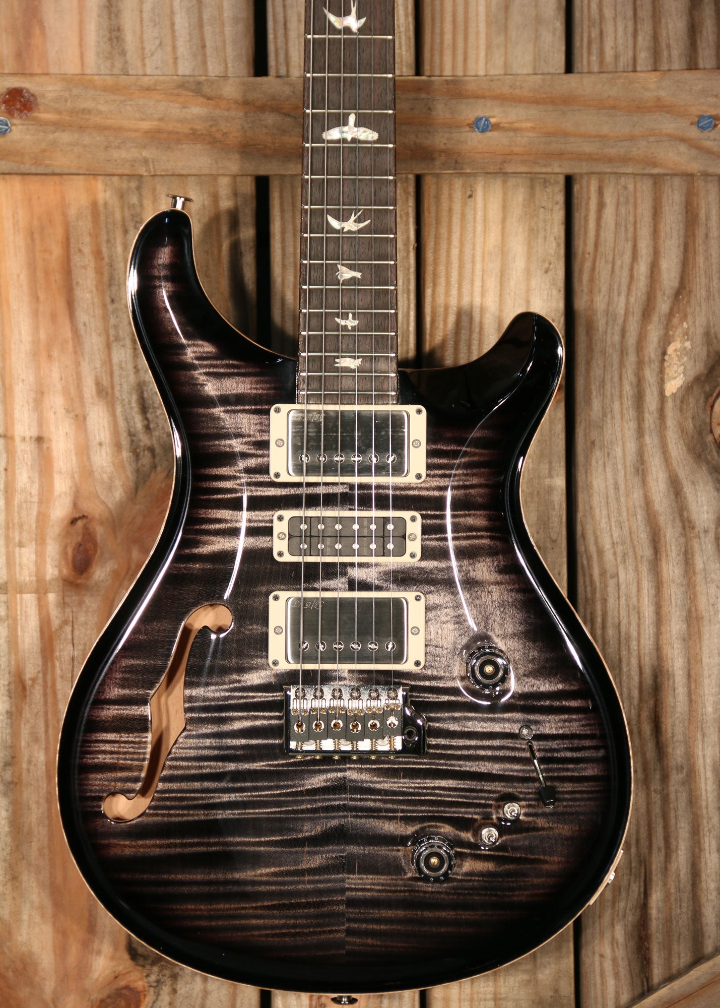 (NOS 2024) Paul Reed Smith Special 22 Semi-Hollow, Non 10 Top, Charcoal Burst