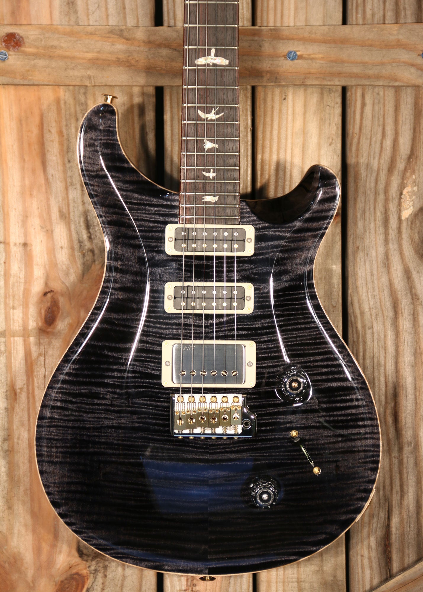 (NOS 2024) Paul Reed Smith Studio, RW FB, 10-Top, Gray Black
