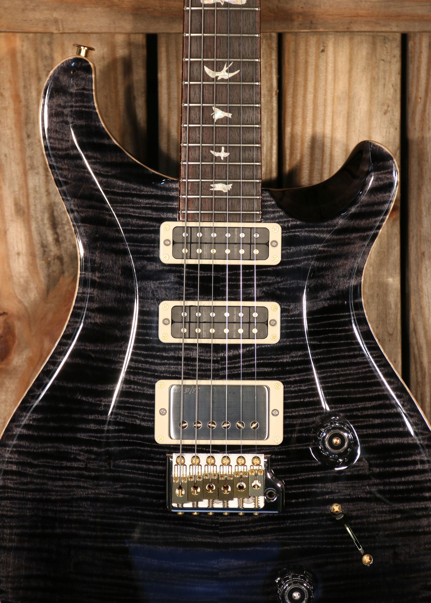 (NOS 2024) Paul Reed Smith Studio, RW FB, 10-Top, Gray Black