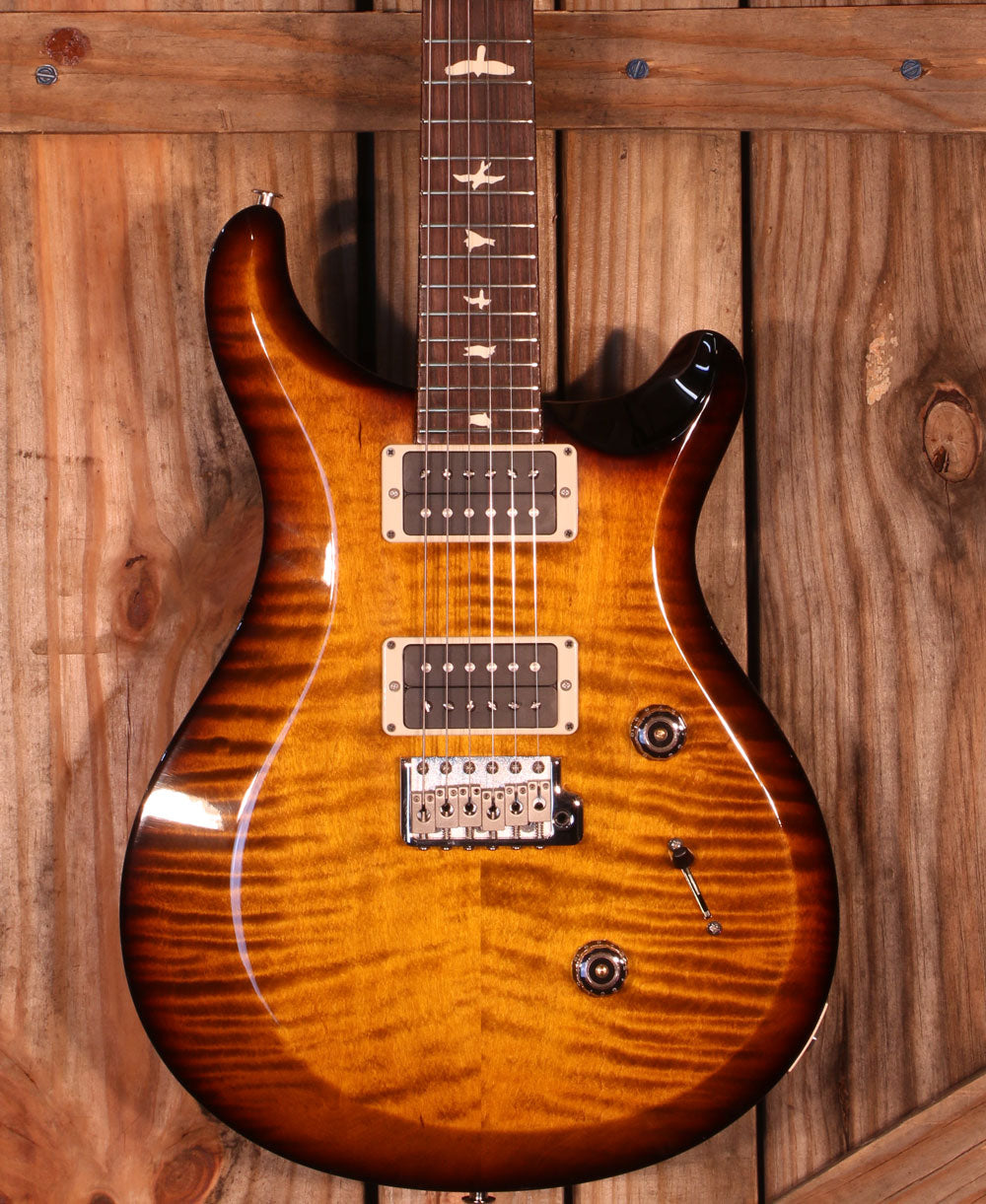 (NOS 2024) Paul Reed Smith S2 Custom 24, Pattern Thin, Black Amber