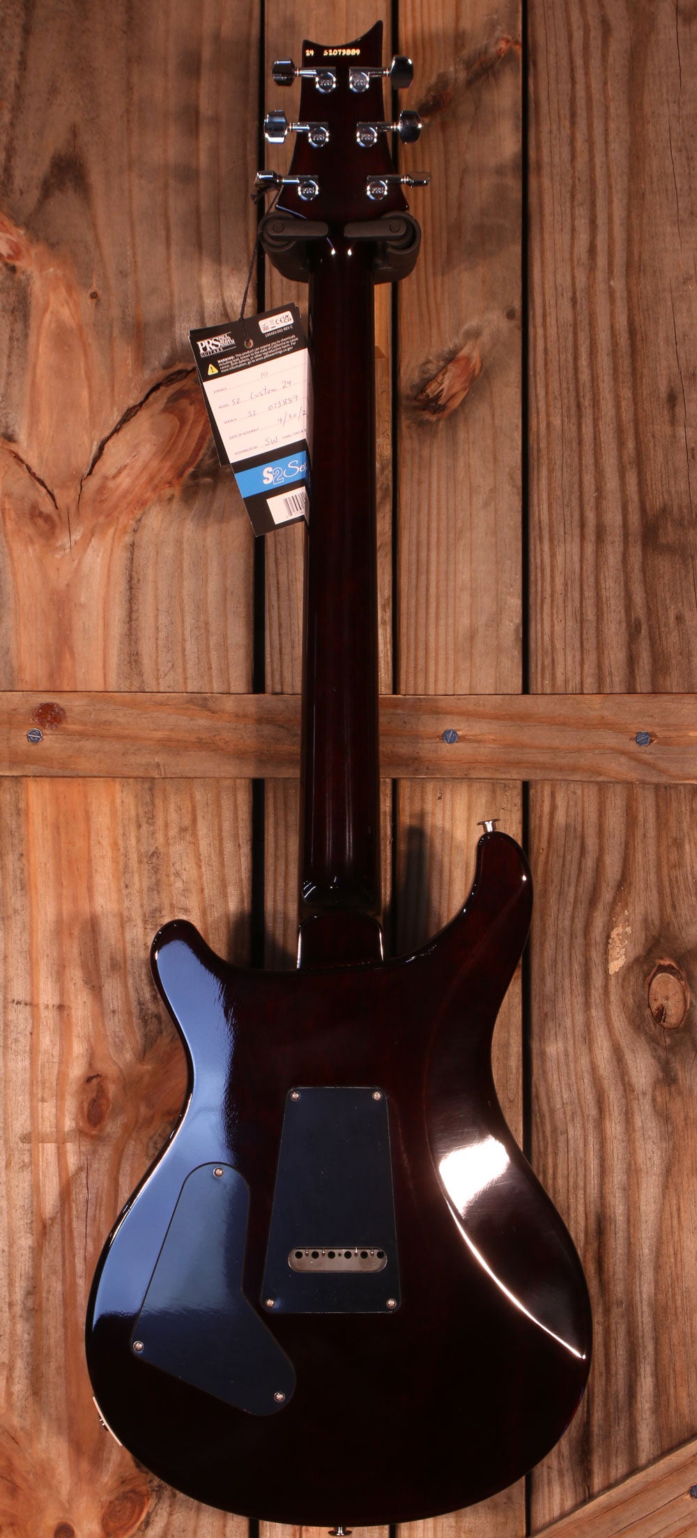 Paul Reed Smith S2 Custom 24, Pattern Thin, Black Amber