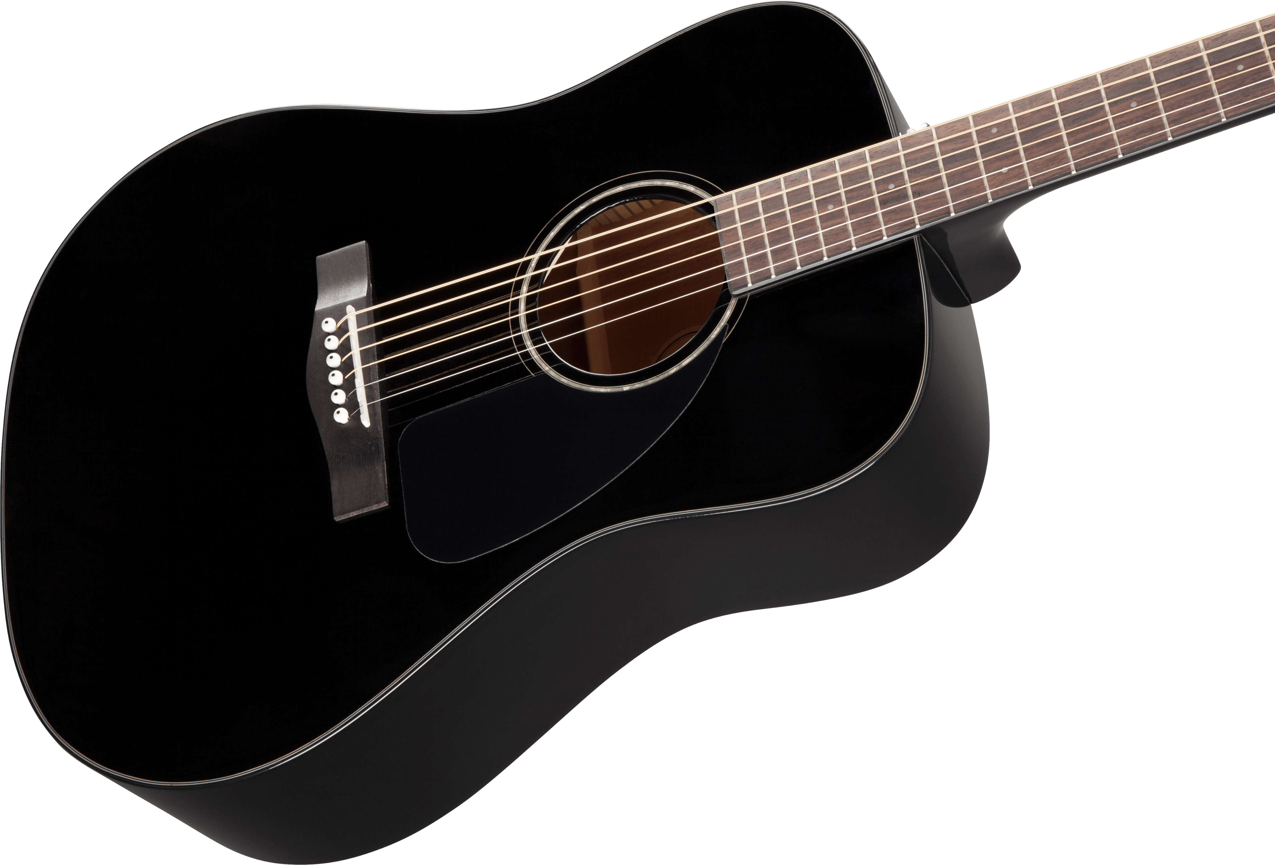 Fender CD-60S Black Dreadnought V3 Acoustic Guitar with Case