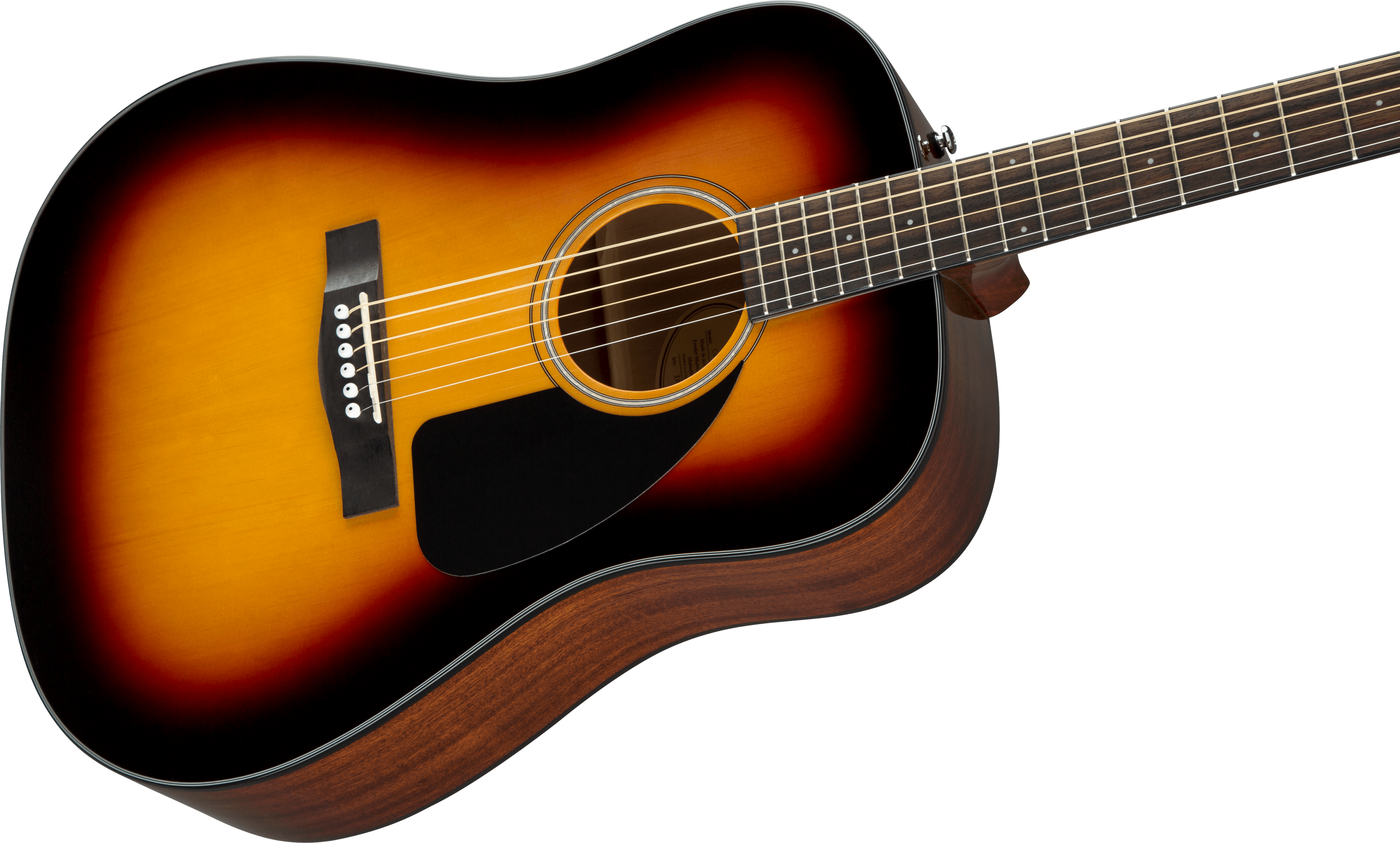Fender CD-60S Sunburst Dreadnought V3 Acoustic Guitar with Case