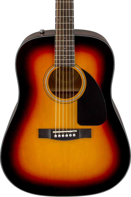 Fender CD-60S Sunburst Dreadnought V3 Acoustic Guitar with Case