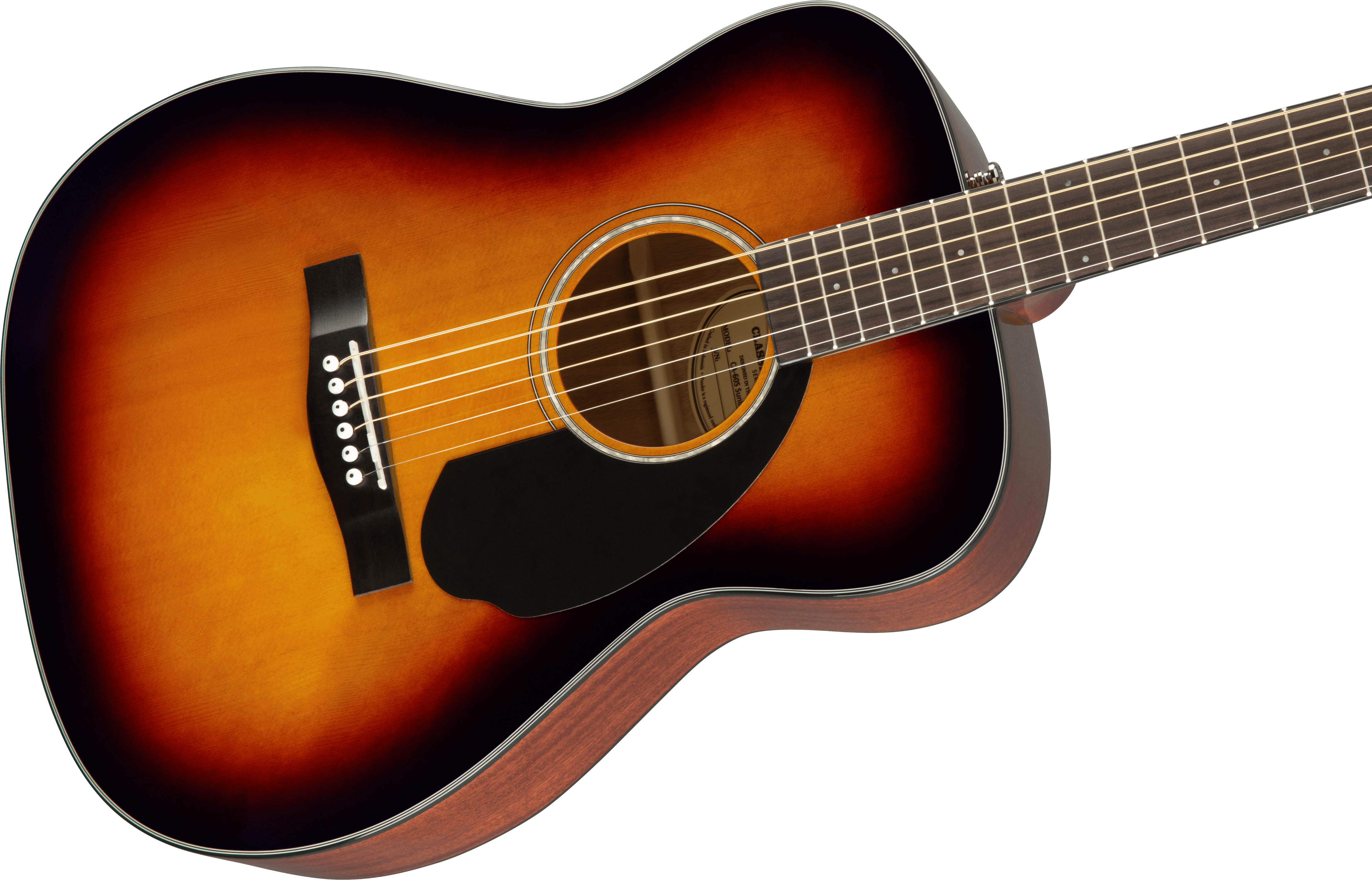 Fender CD-60S Concert Acoustic Guitar, Sunburst
