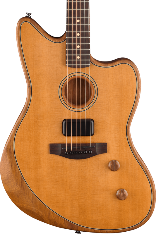 Fender Acoustasonic Standard Jazzmaster, Aged Natural