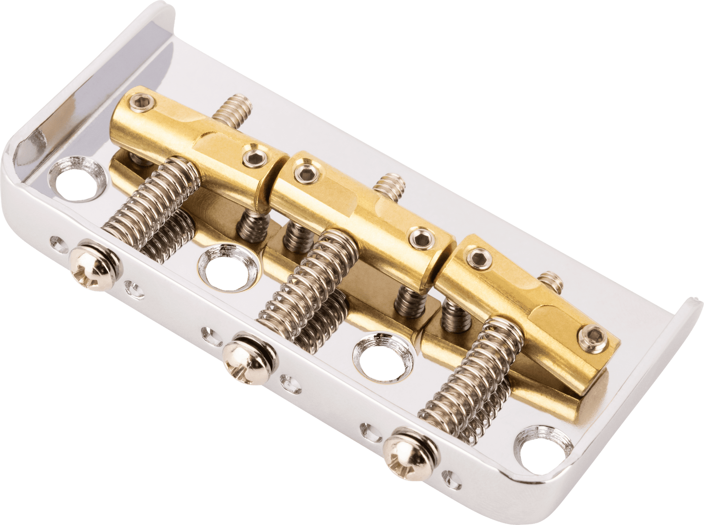 Fender 3-Saddle Custom "Cut-Off" Vintage-Style Tele® Bridge with Compensated Brass Saddles