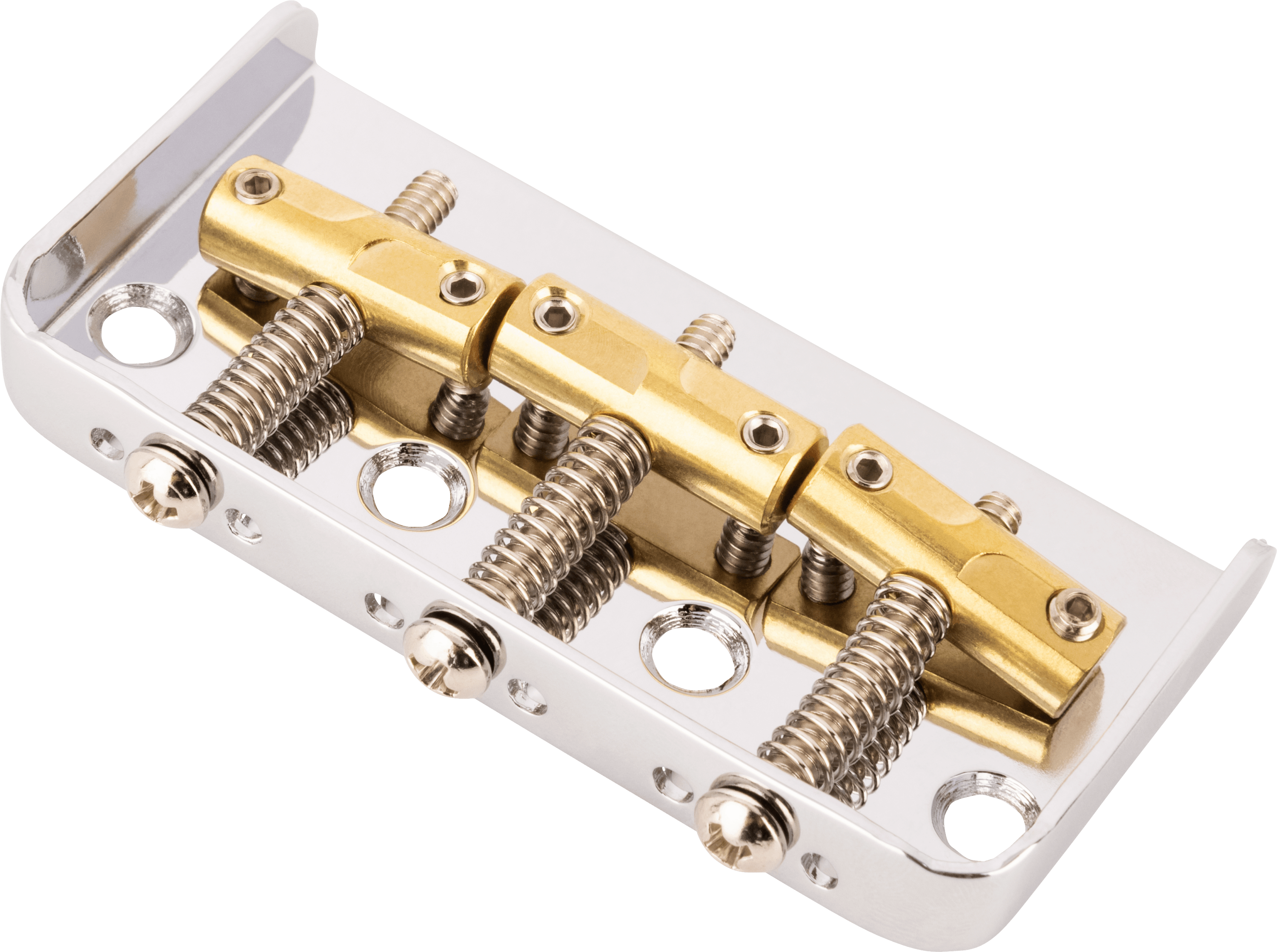 Fender 3-Saddle Custom "Cut-Off" Vintage-Style Tele® Bridge with Compensated Brass Saddles