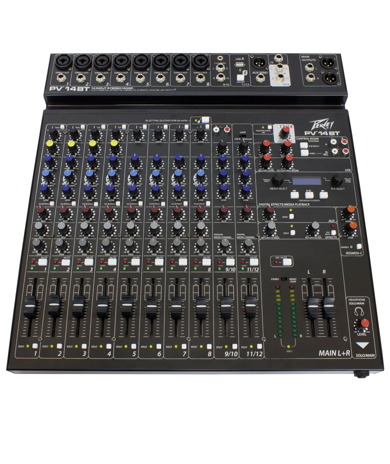 Peavey PV 14 BT 14 Channel Compact Mixer with Bluetooth
