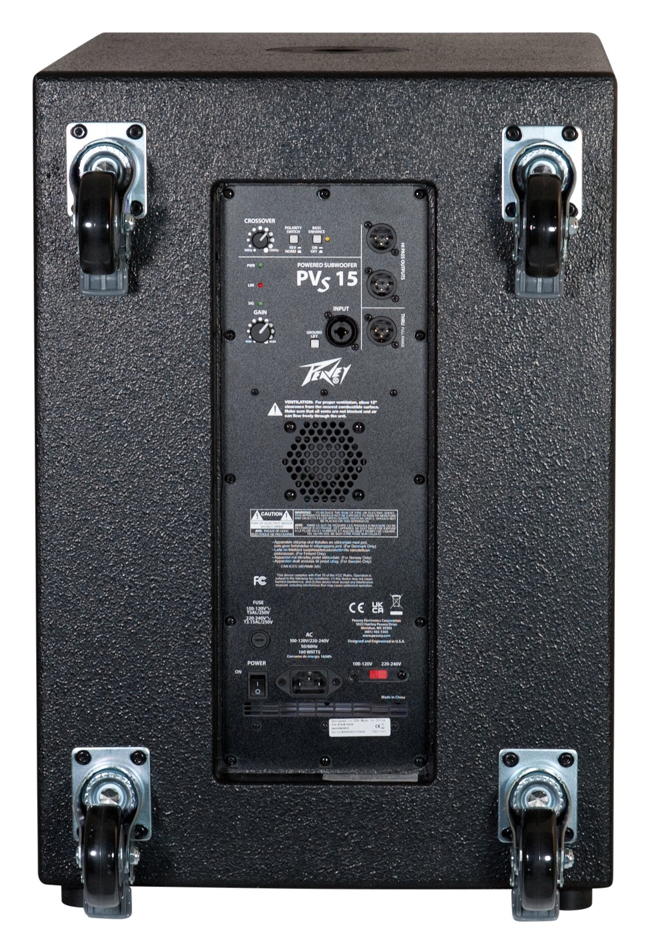 Peavey PVs 15 Vented Powered Bass Subwoofer