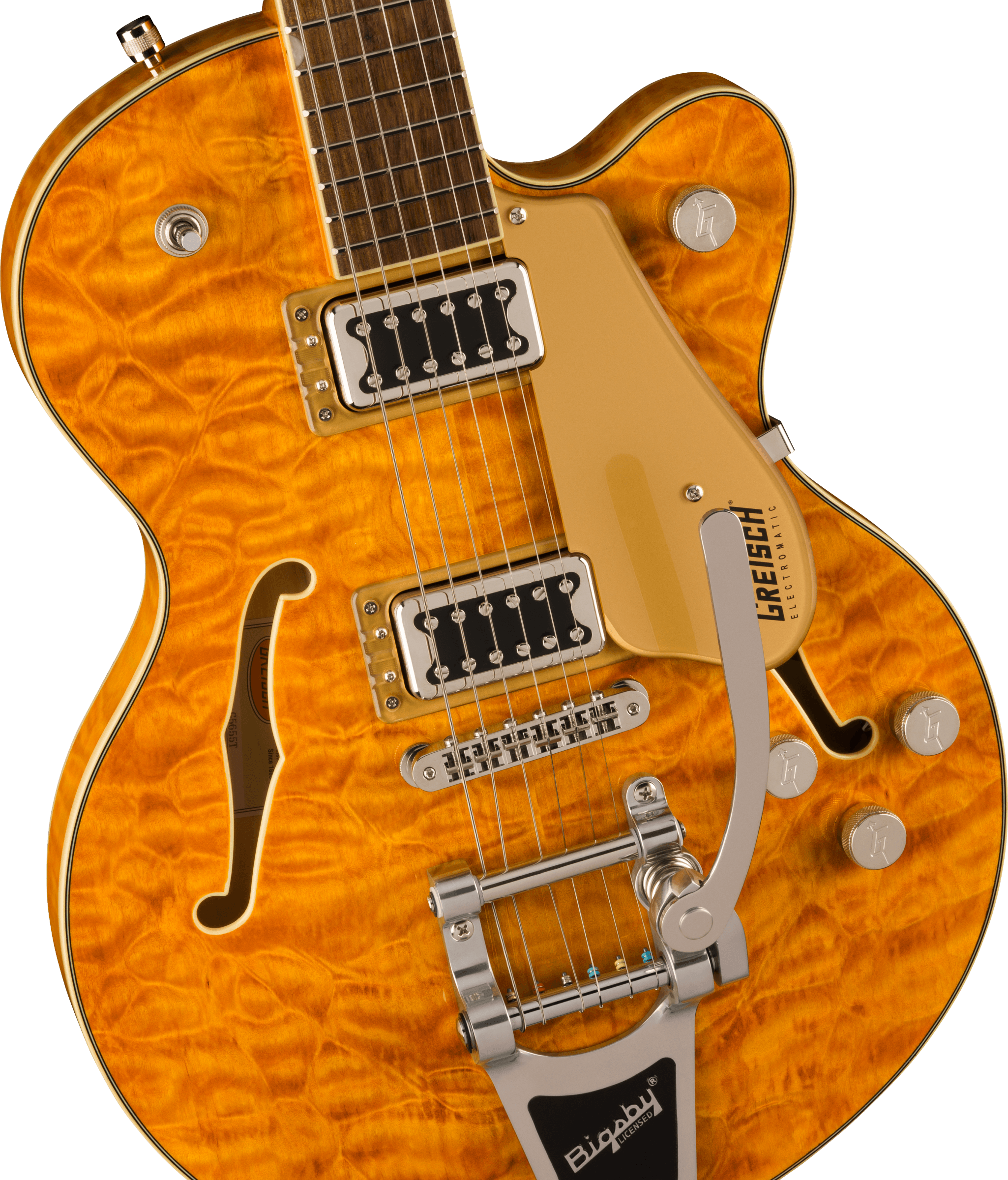 Gretsch G5655T-QM Electromatic® CB JR. SC Quilted Maple W/Bigsby, Laurel FB, Speyside