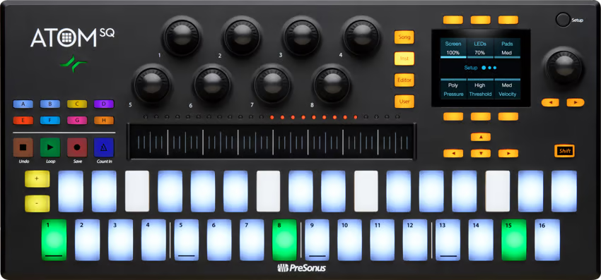 PreSonus Atom SQ Keyboard/Pad Midi Controller