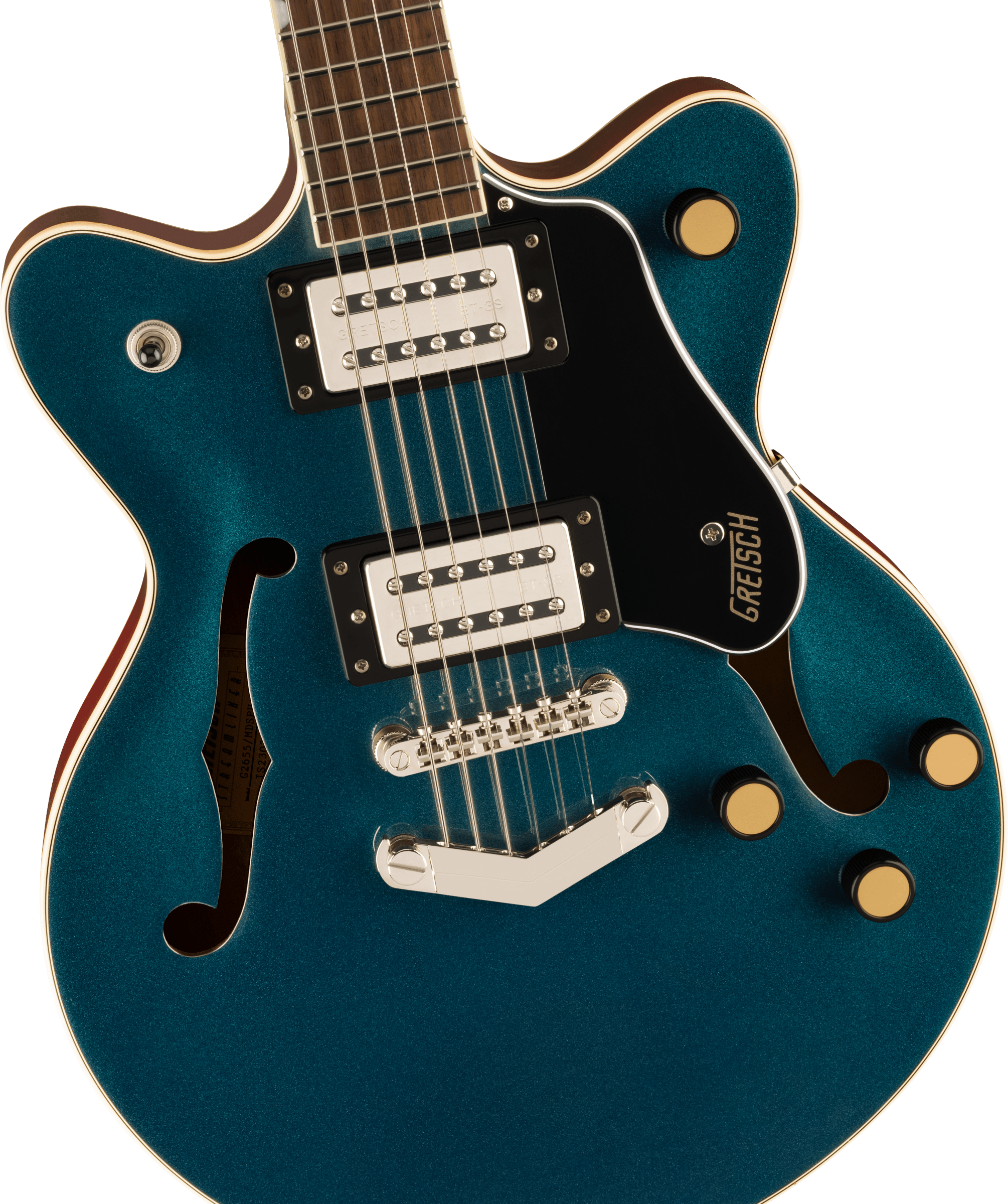 Gretsch G2655 Streamliner™ CB JR. DC W/V-Stoptail, Laurel FB, Midnight Sapphire