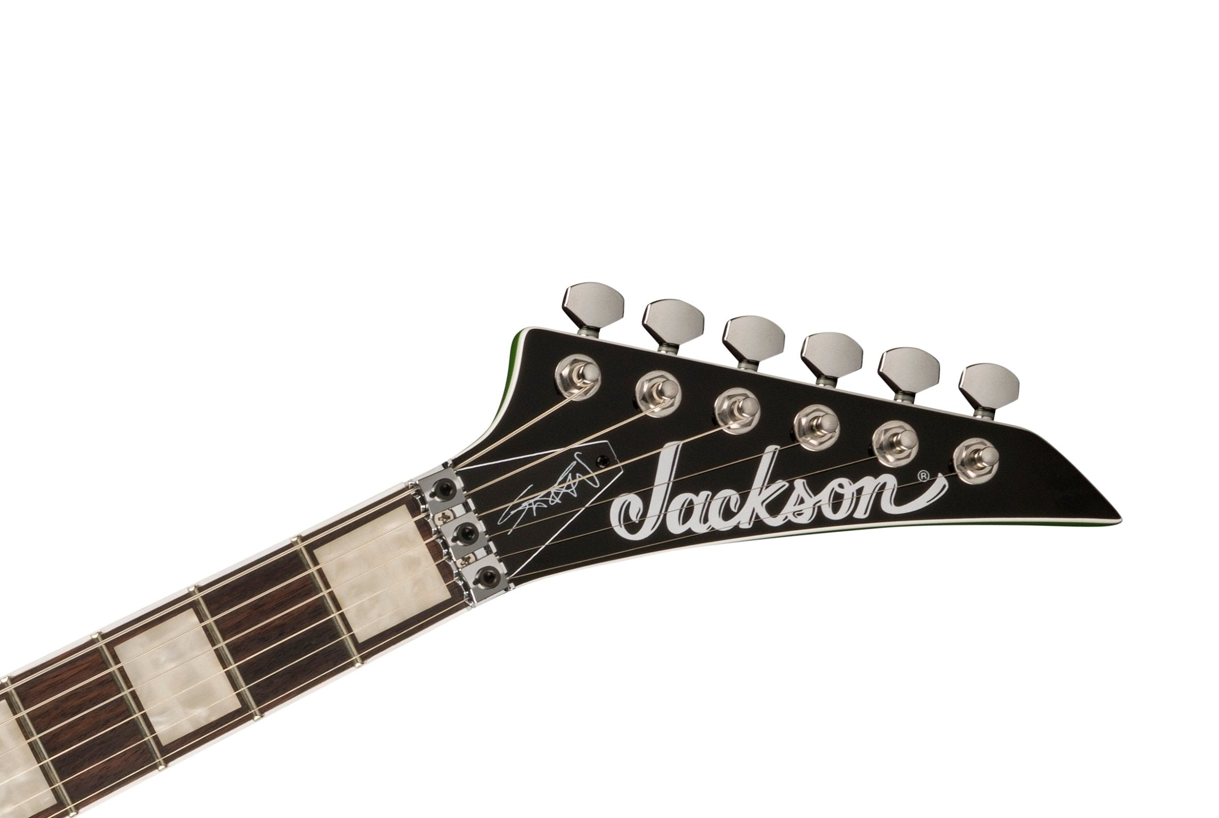 Jackson X Series Signature Scott Ian King V™ "Baldini", RW FB, Green Burst
