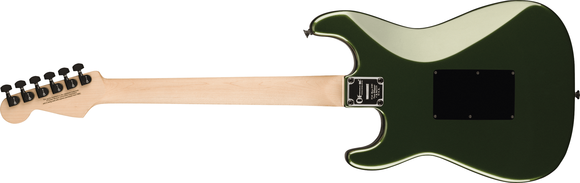 Charvel Pro-Mod So-Cal Style 1 HSS FR, Ebony FB, Lambo Green Metallic