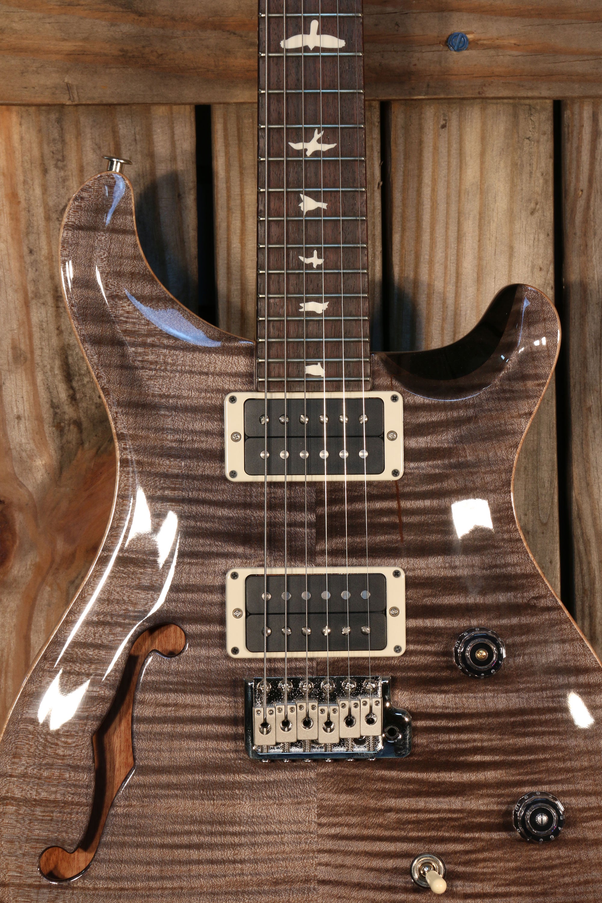 NOS (2023) Paul Reed Smith CE 24 Semi-Hollow, RW FB, Faded Gray Black