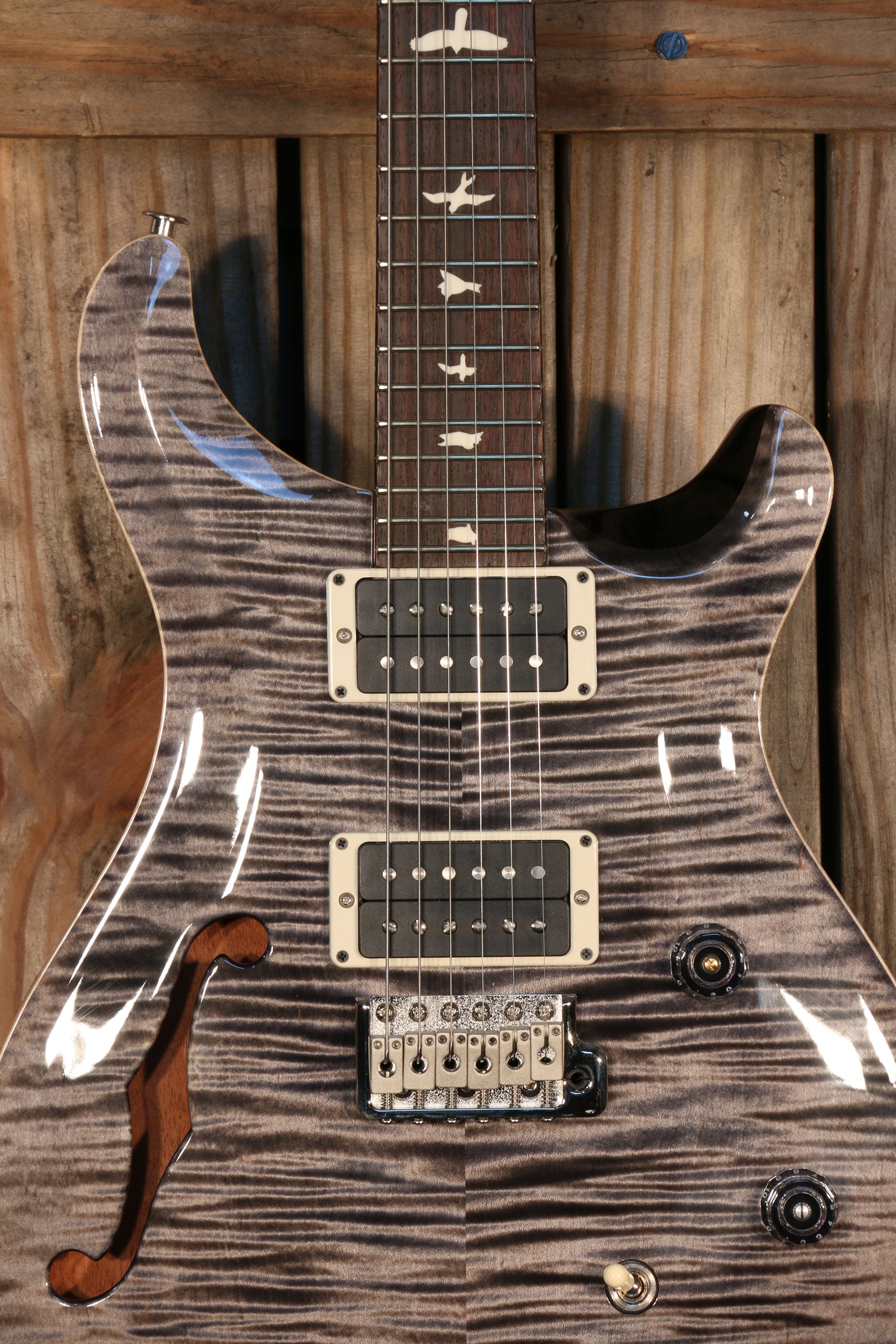 NOS (2023) Paul Reed Smith CE 24 Semi-Hollow, RW FB, Faded Gray Black