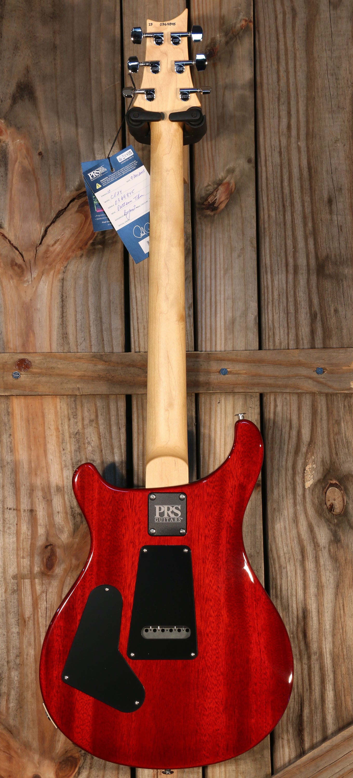 NOS (2023) Paul Reed Smith CE 24 Bolt-On, RW FB, Dark Cherry Sunburst