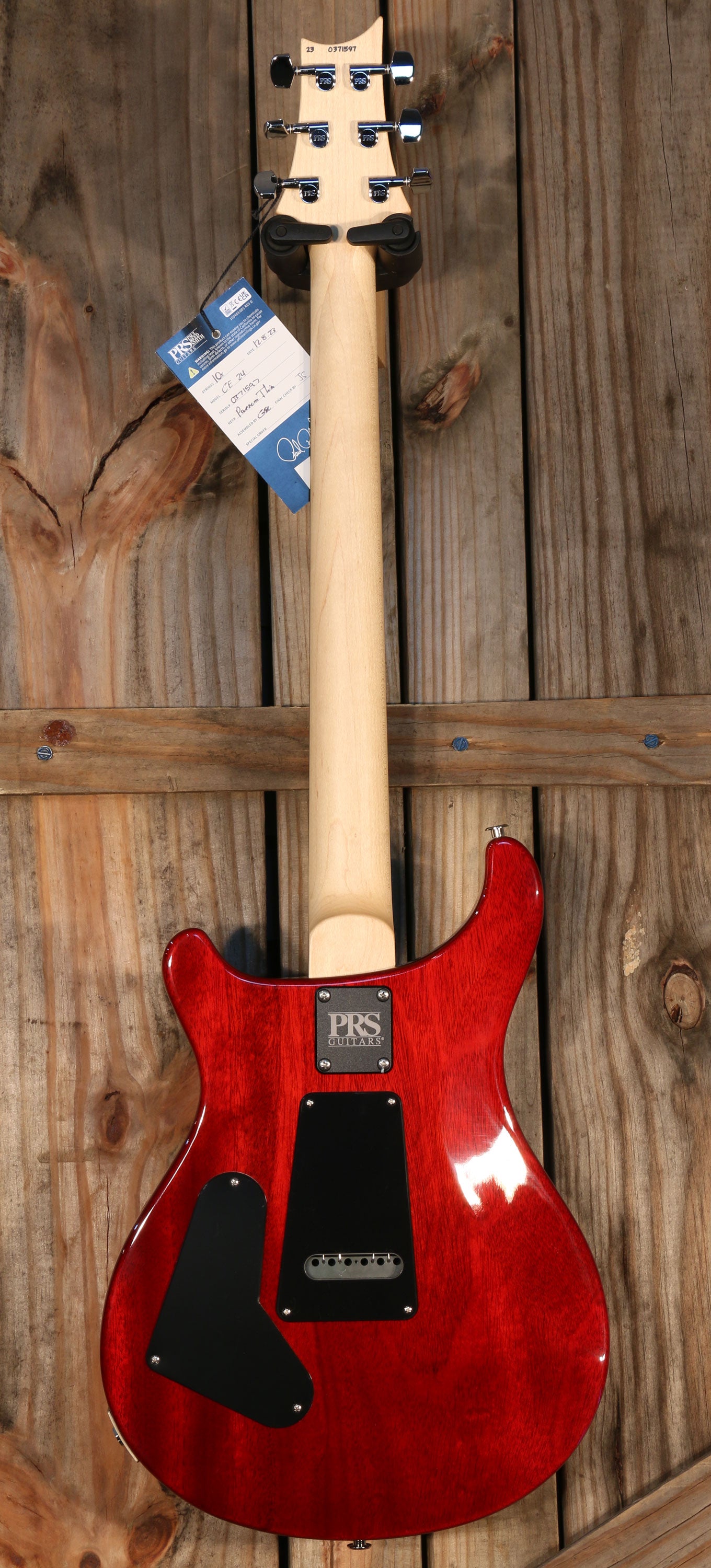 NOS (2023) Paul Reed Smith CE 24 Bolt-On, RW FB, Dark Cherry Sunburst