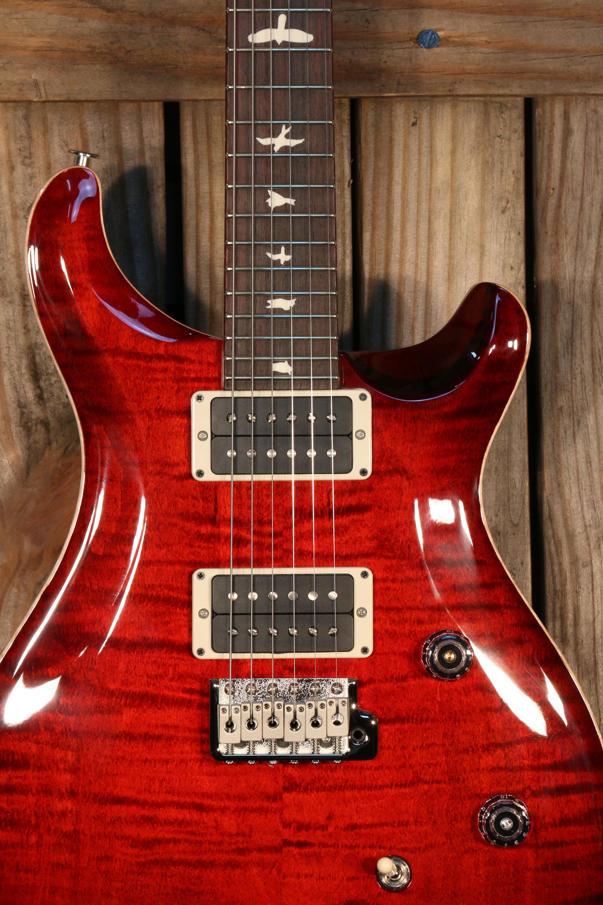 NOS (2023) Paul Reed Smith CE 24 Bolt-On, RW FB, Fire Red Burst