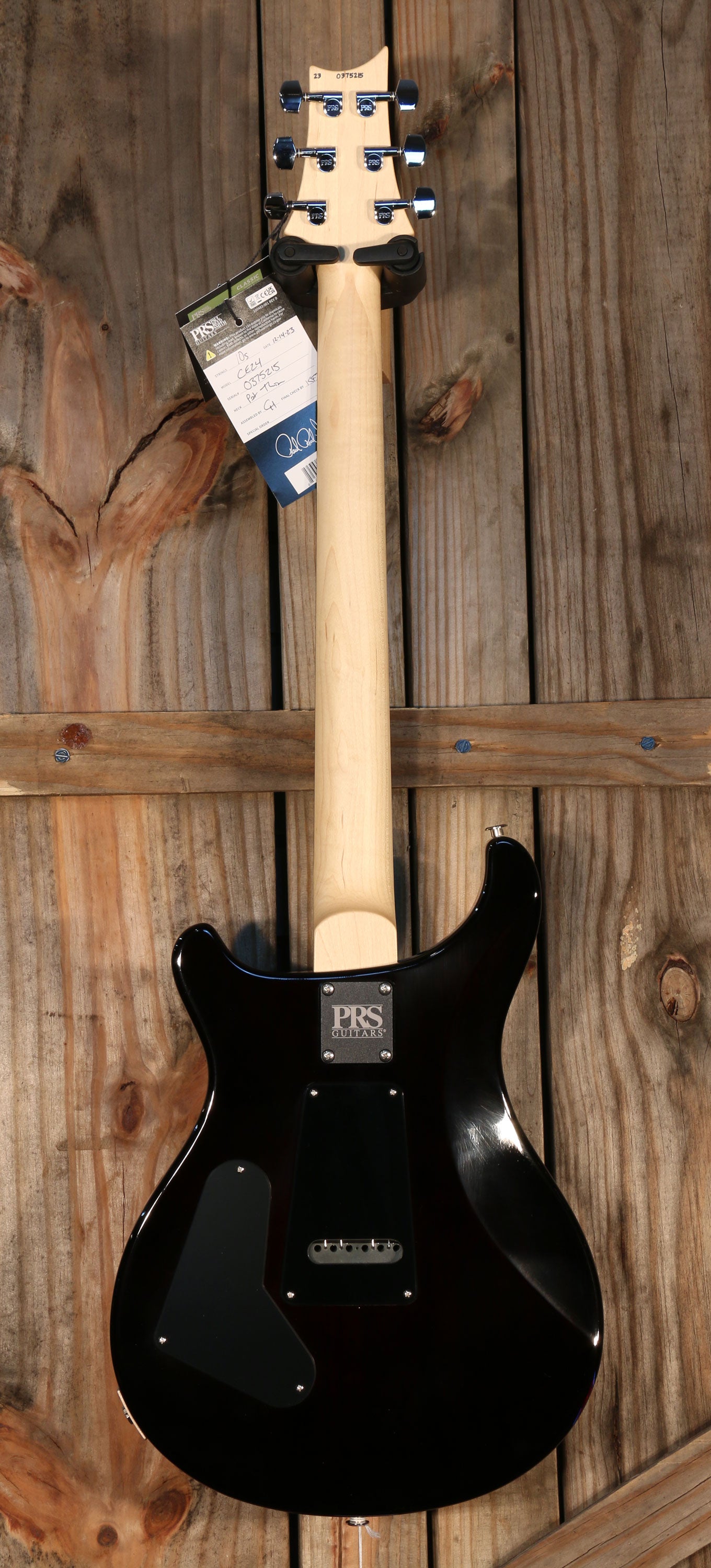 NOS (2023) Paul Reed Smith CE 24 Bolt On, Pattern Thin, RW FB, Black Amber