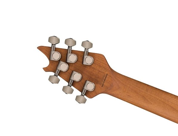 EVH Wolfgang Standard QM, Baked Maple FB, 3-Color Sunburst