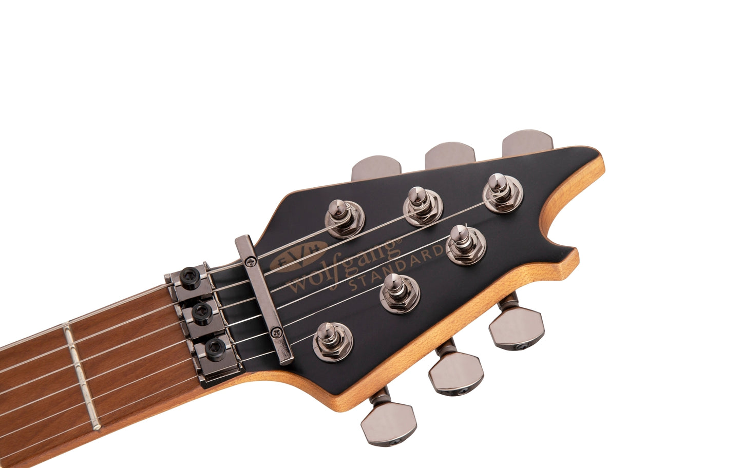 EVH Wolfgang Standard QM, Baked Maple FB, Transparent Amber