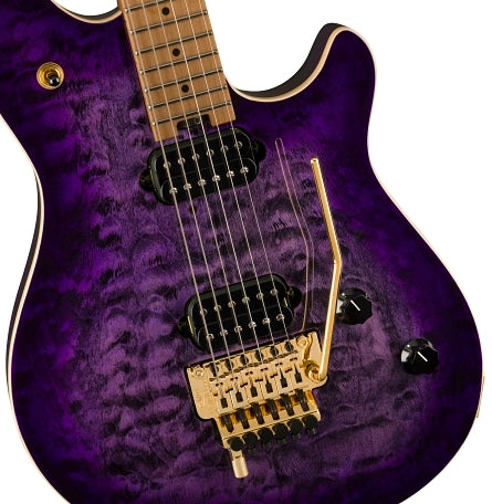 EVH Wolfgang Special QM, Baked Maple FB, Purple Burst