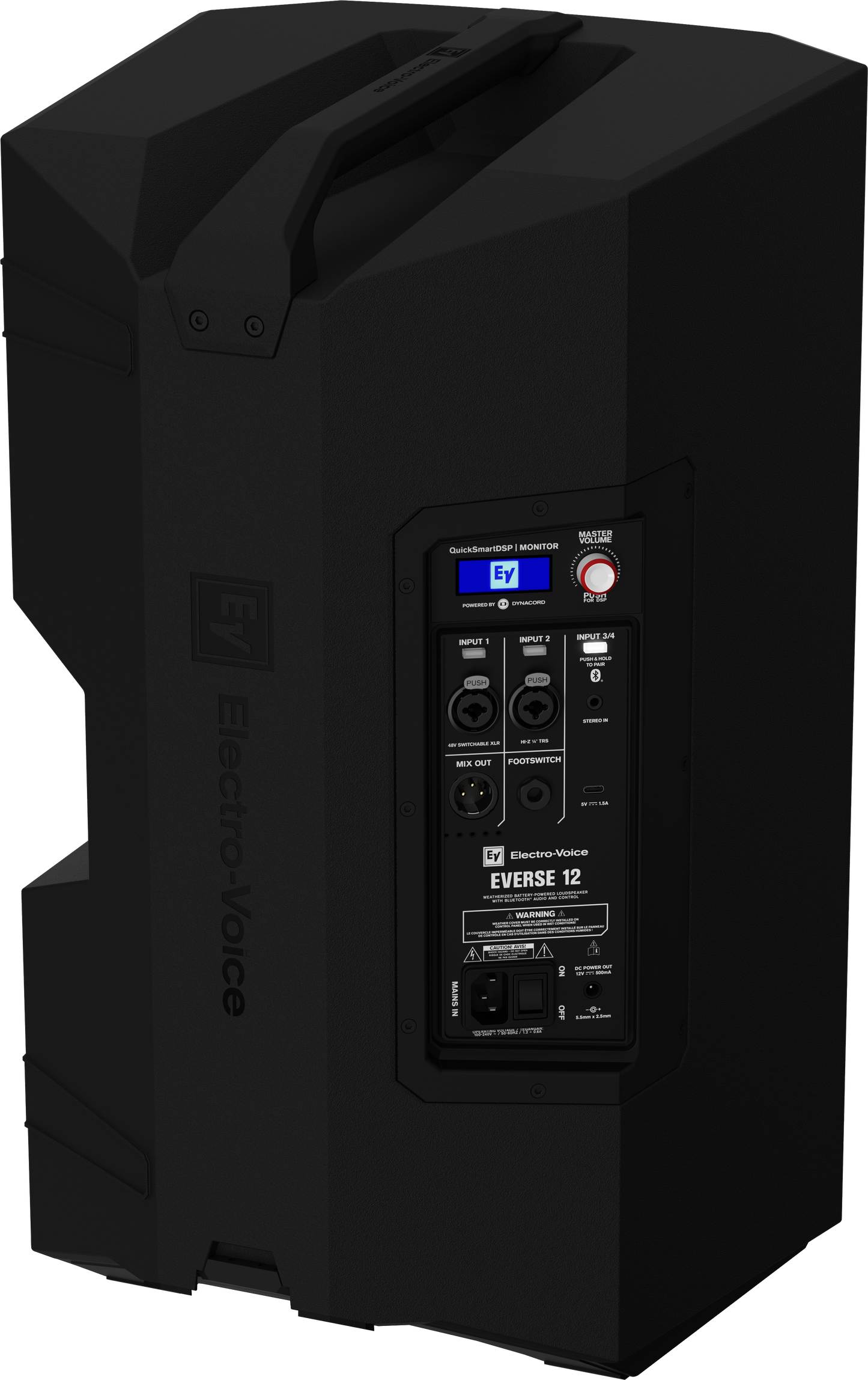 Electro-Voice Everse 12 Weatherized Battery-Powered Loudspeaker with Bluetooth