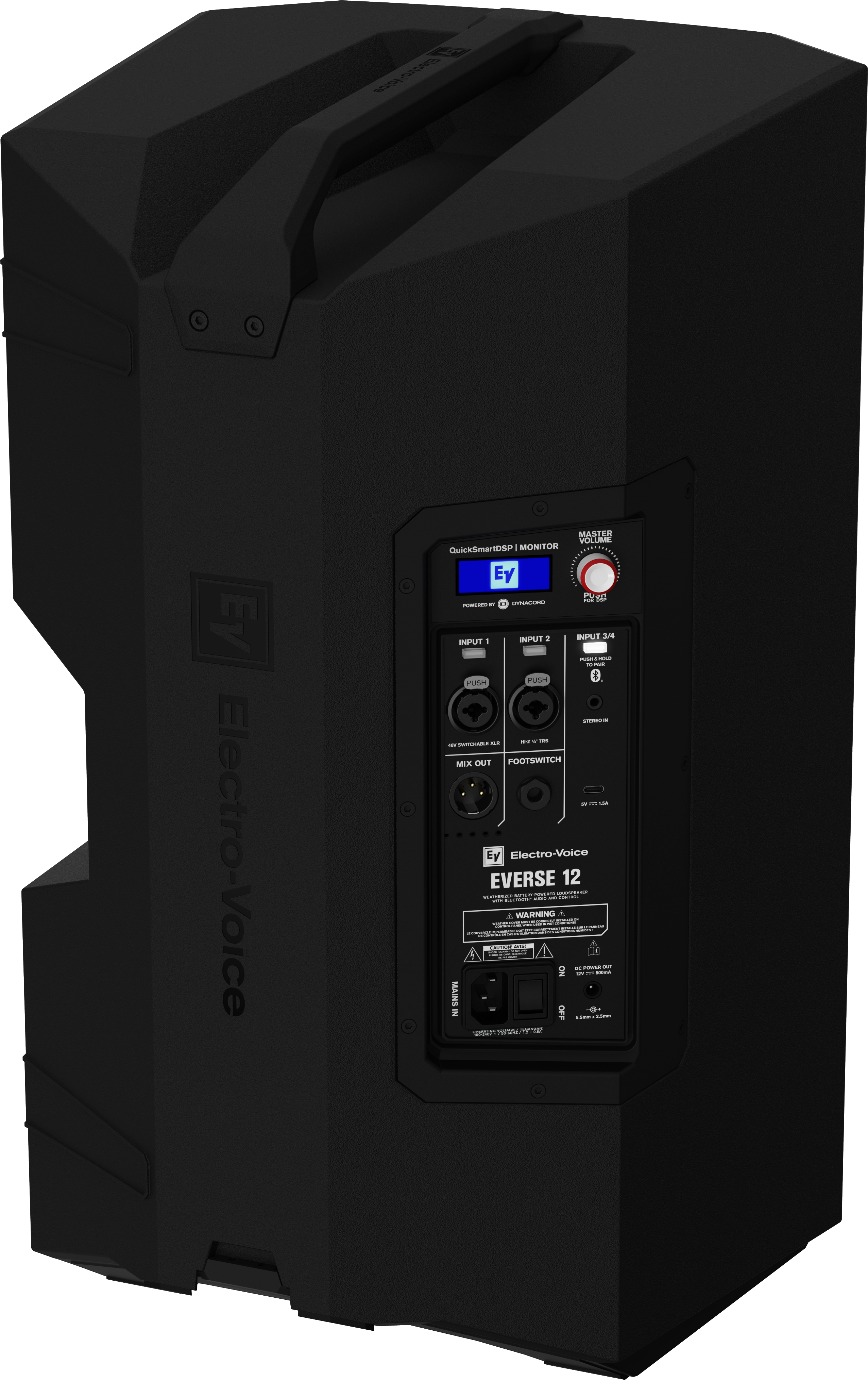Electro-Voice Everse 12 Weatherized Battery-Powered Loudspeaker with Bluetooth