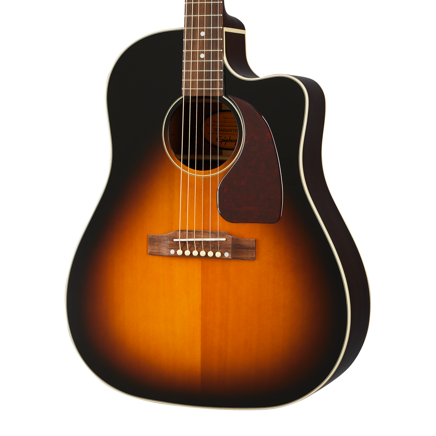 Epiphone Masterbilt J-45 EC, Aged Vintage Sunburst Gloss
