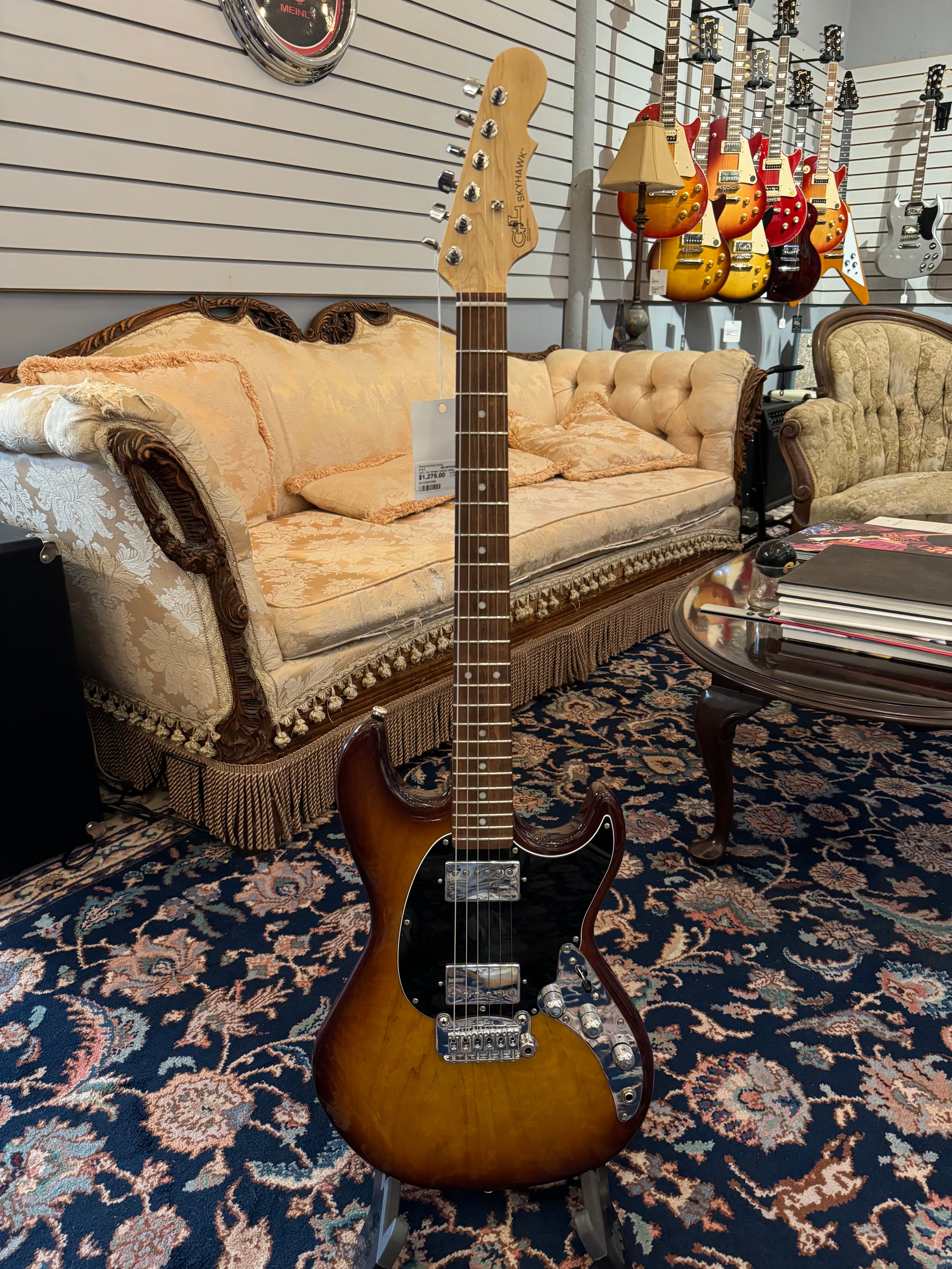 USED - Like New | G&L Skyhawk Fullerton Deluxe, Sunburst w/ Bag
