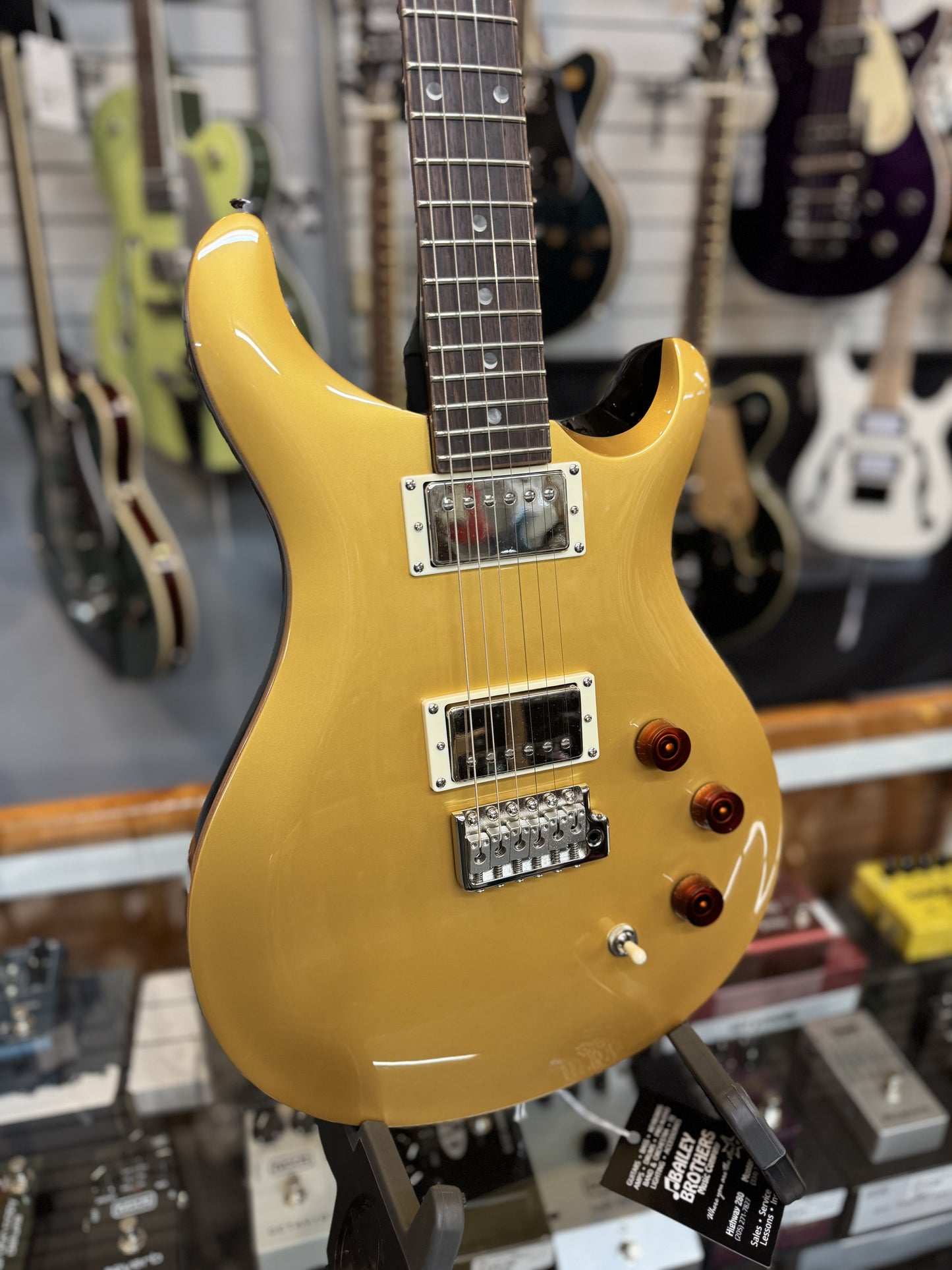 Paul Reed Smith SE DGT, David Grissom, Moons, Gold Top