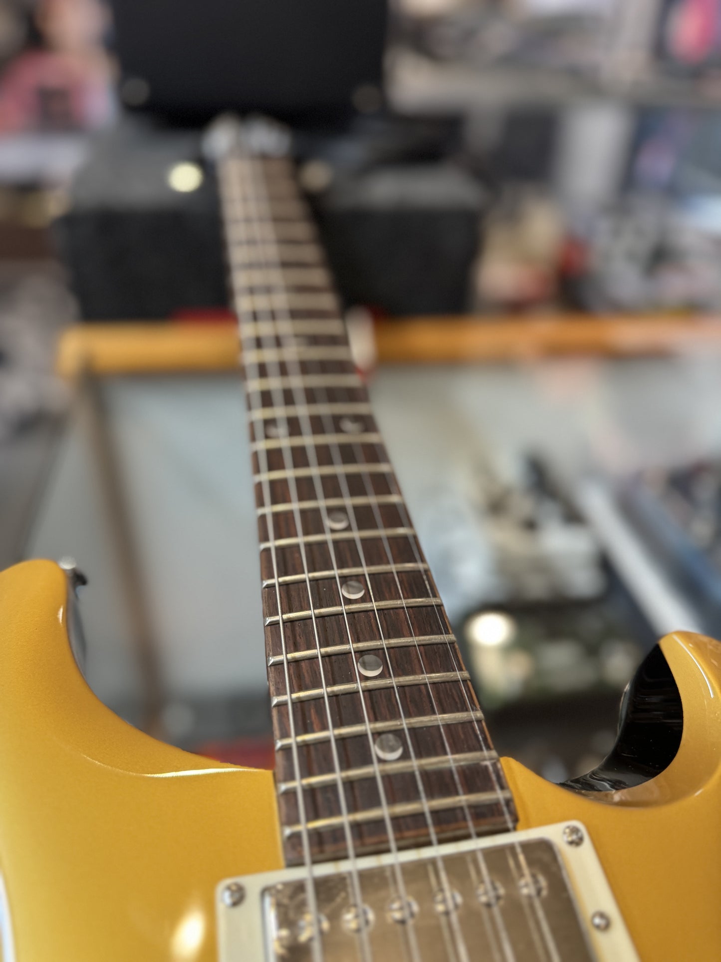 Paul Reed Smith SE DGT, David Grissom, Moons, Gold Top