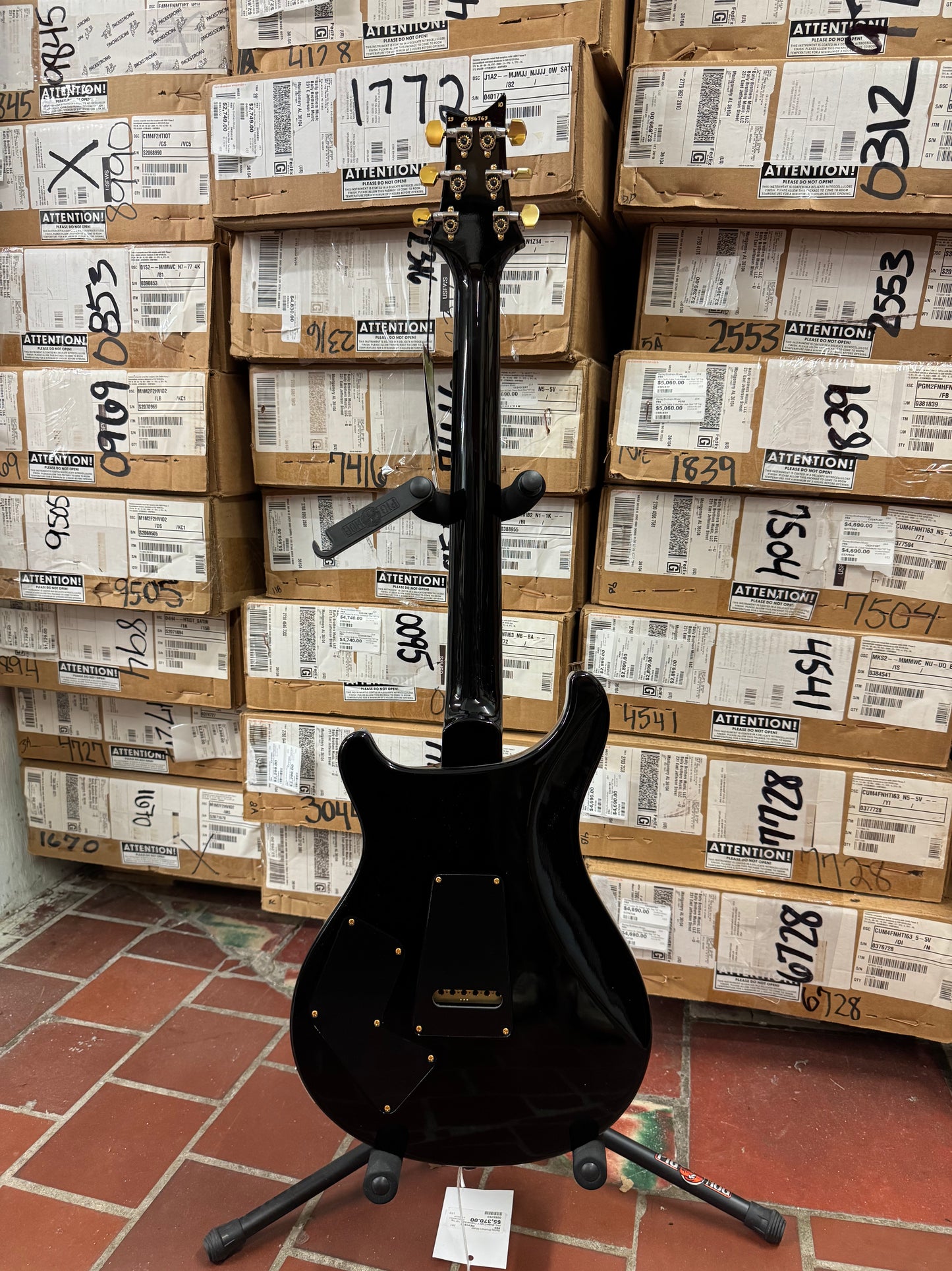 Open Box Paul Reed Smith Modern Eagle V, Charcoal Burst, "10" Top