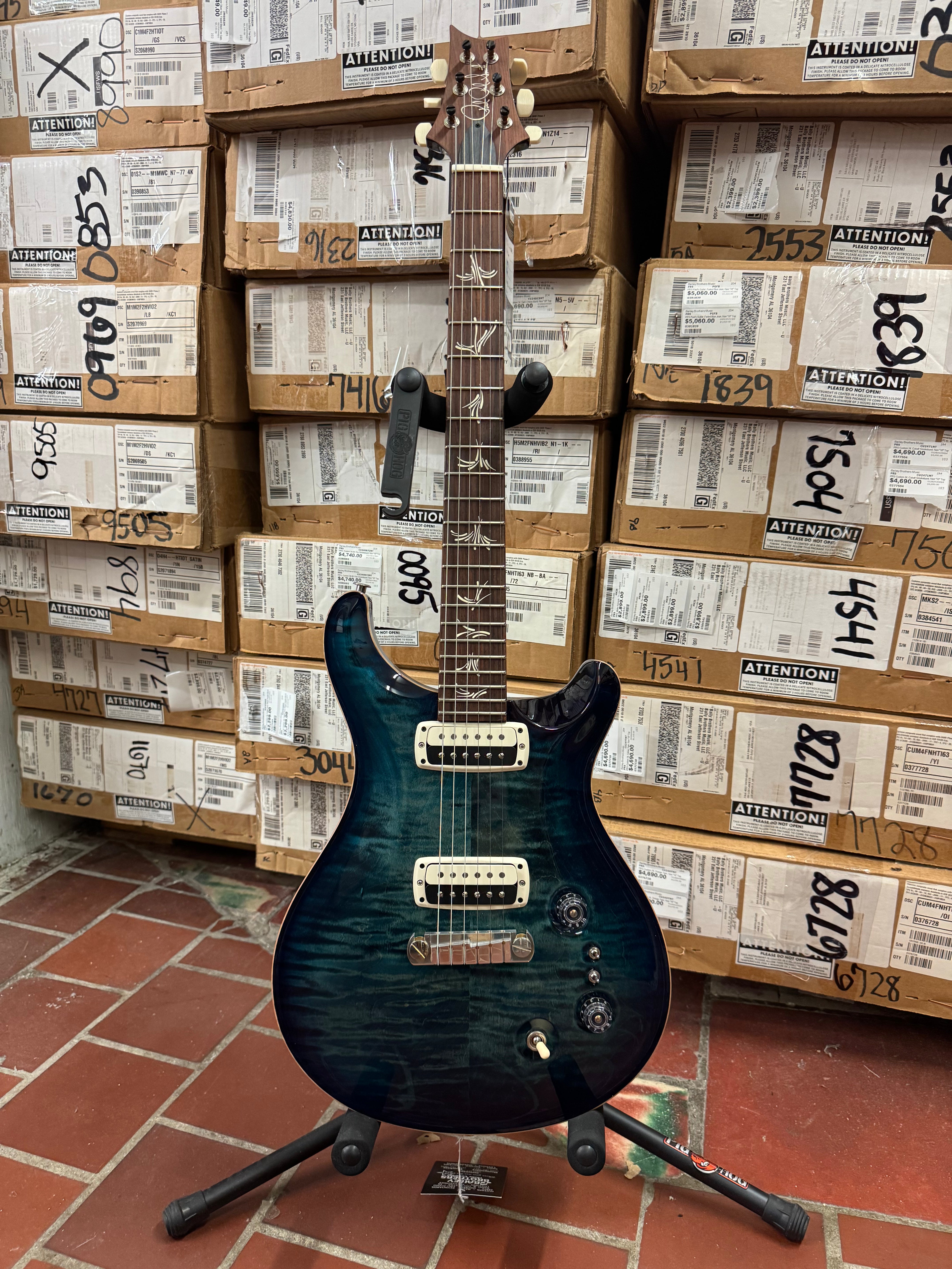 Open Box Paul Reed Smith Paul's Guitar, RW FB, Non 10-Top, Cobalt Blue
